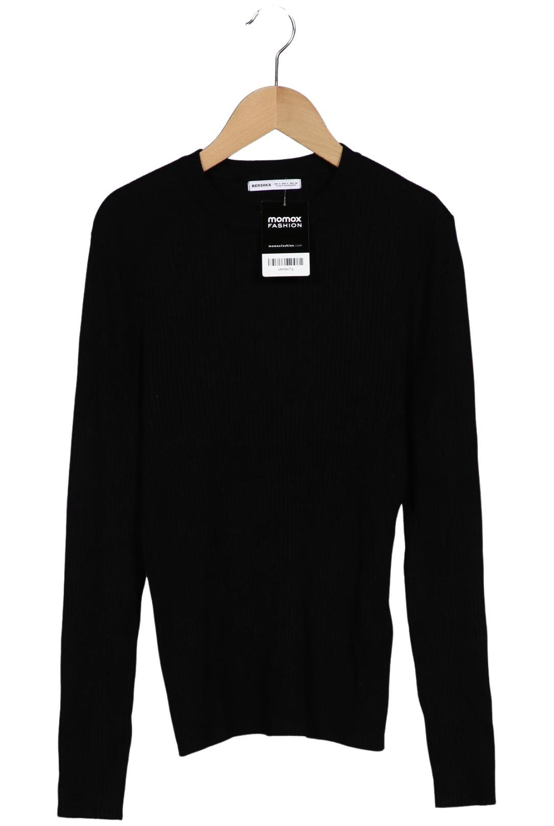 

bershka Damen Pullover, schwarz, Gr. 36