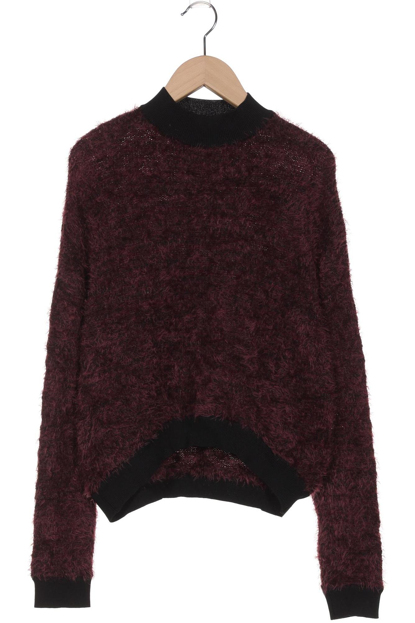 

bershka Damen Pullover, bordeaux, Gr. 36