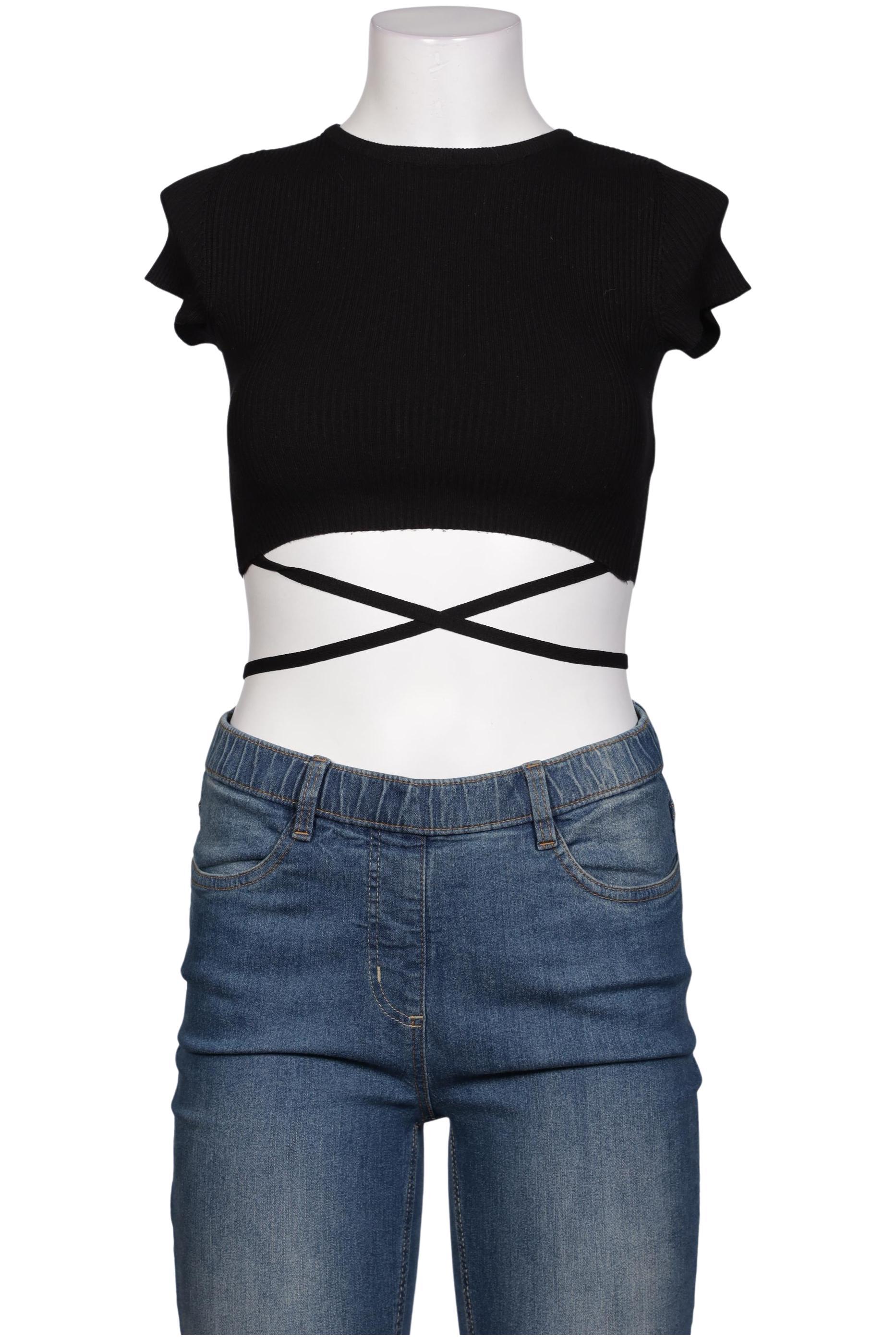 

bershka Damen Pullover, schwarz, Gr. 34