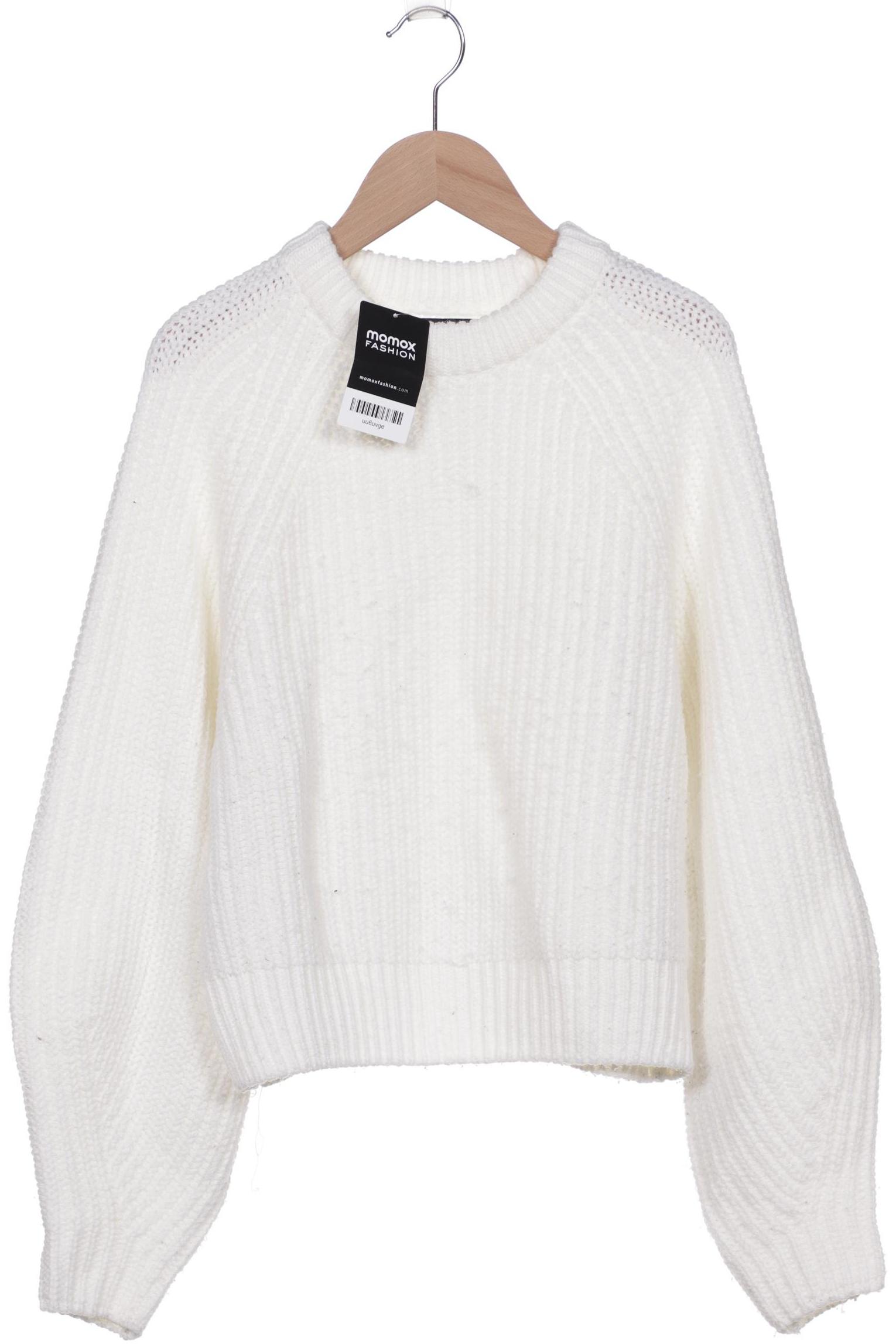 

bershka Damen Pullover, weiß