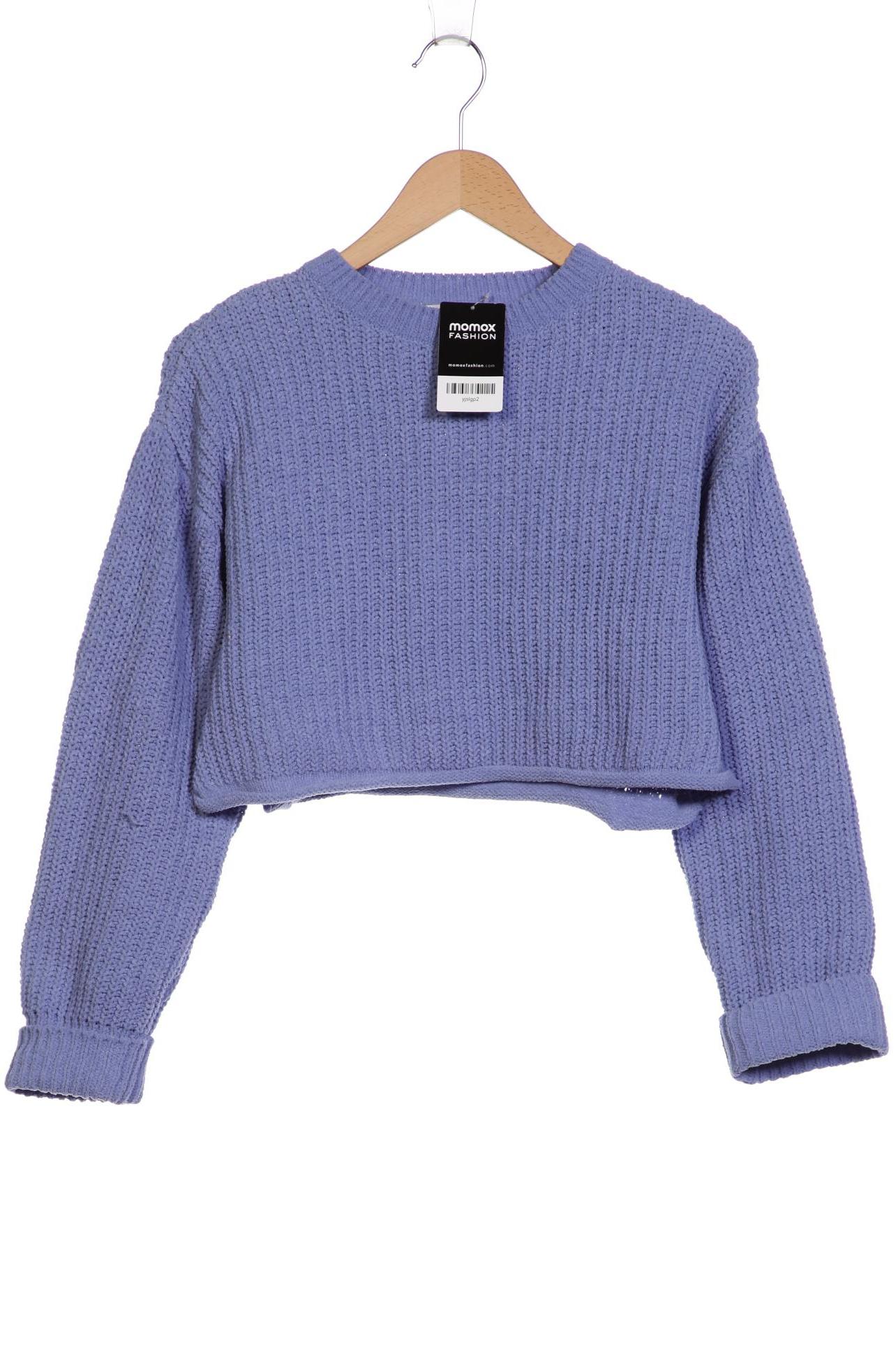 

bershka Damen Pullover, blau, Gr. 34