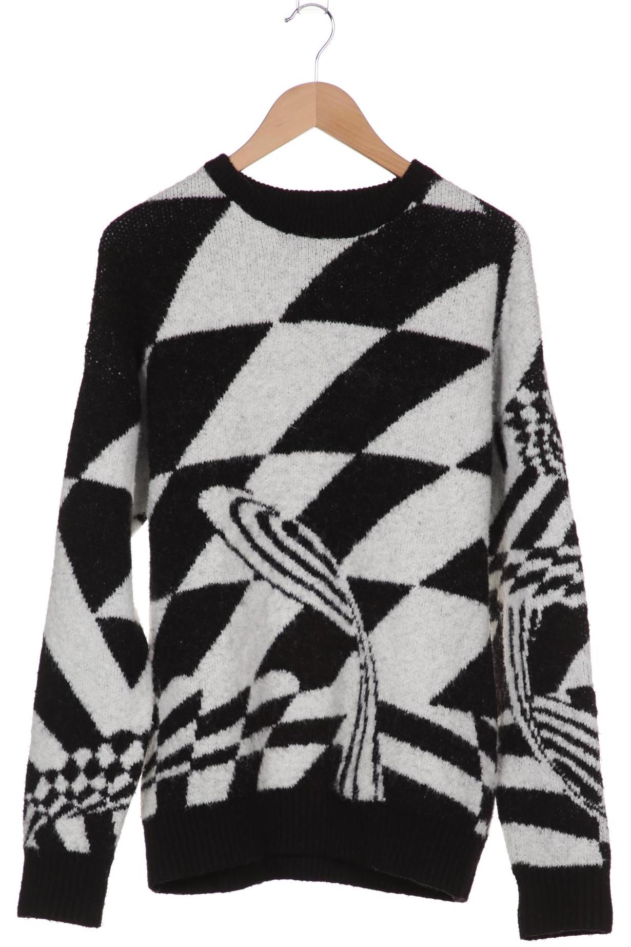 

bershka Damen Pullover, schwarz