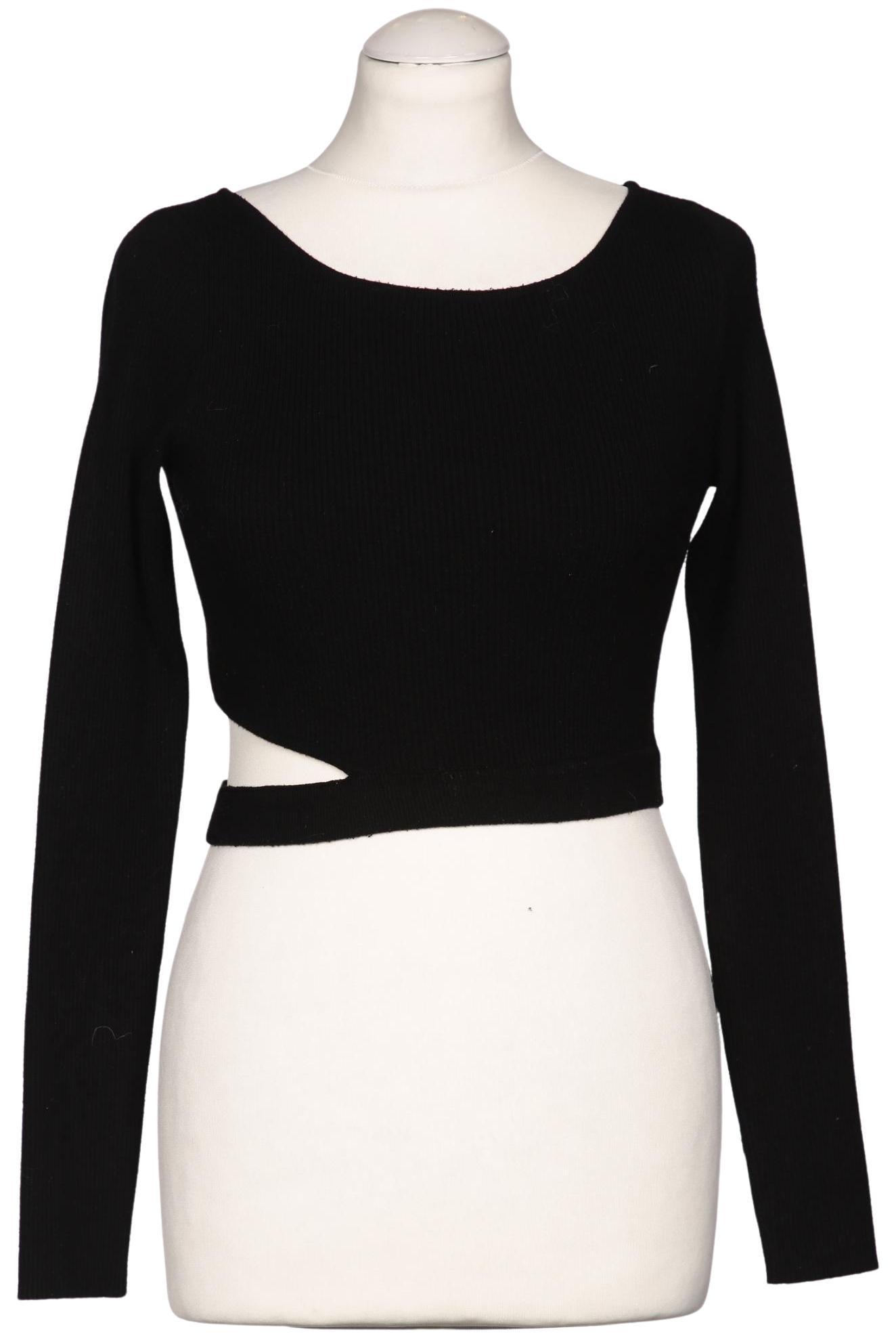 

bershka Damen Pullover, schwarz, Gr. 38