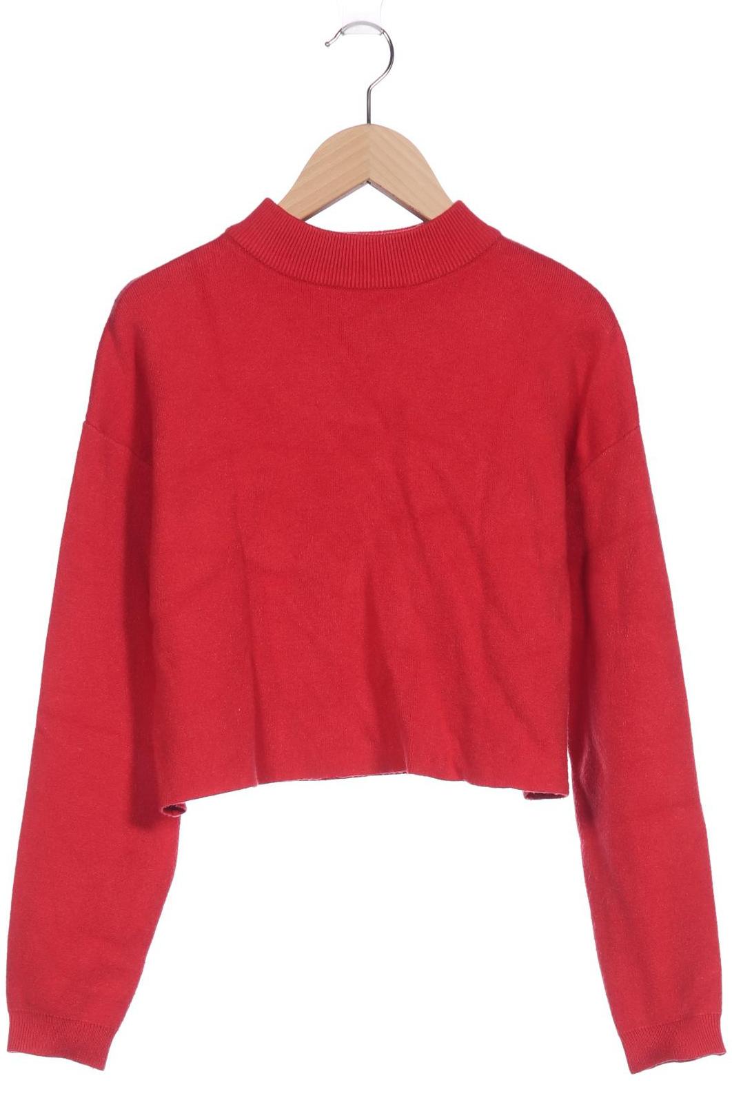 

bershka Damen Pullover, rot, Gr. 36