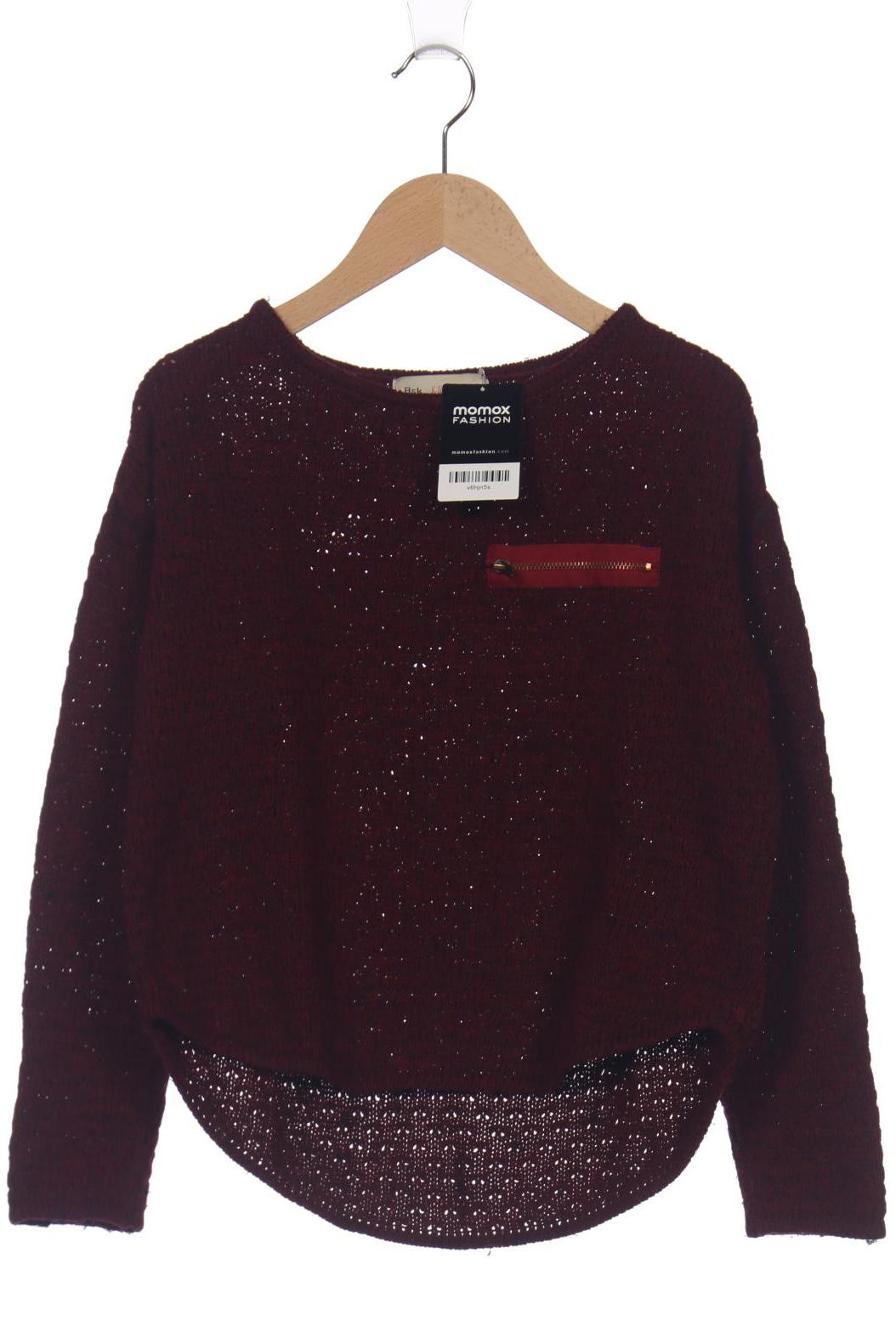 

bershka Damen Pullover, bordeaux, Gr. 36