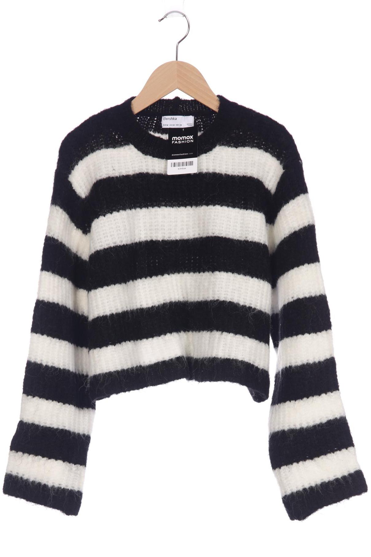 

bershka Damen Pullover, schwarz, Gr. 38