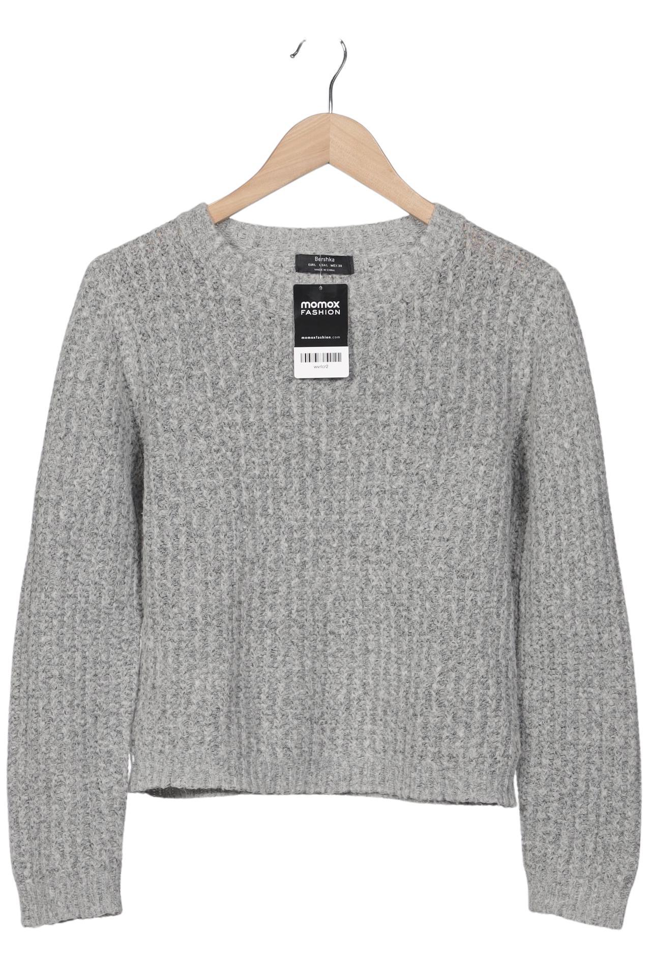 

bershka Damen Pullover, grau, Gr. 42