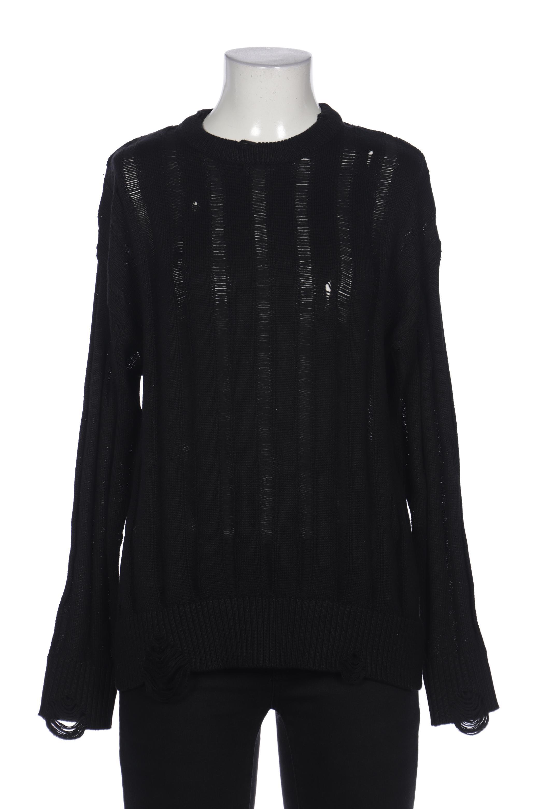 

bershka Damen Pullover, schwarz