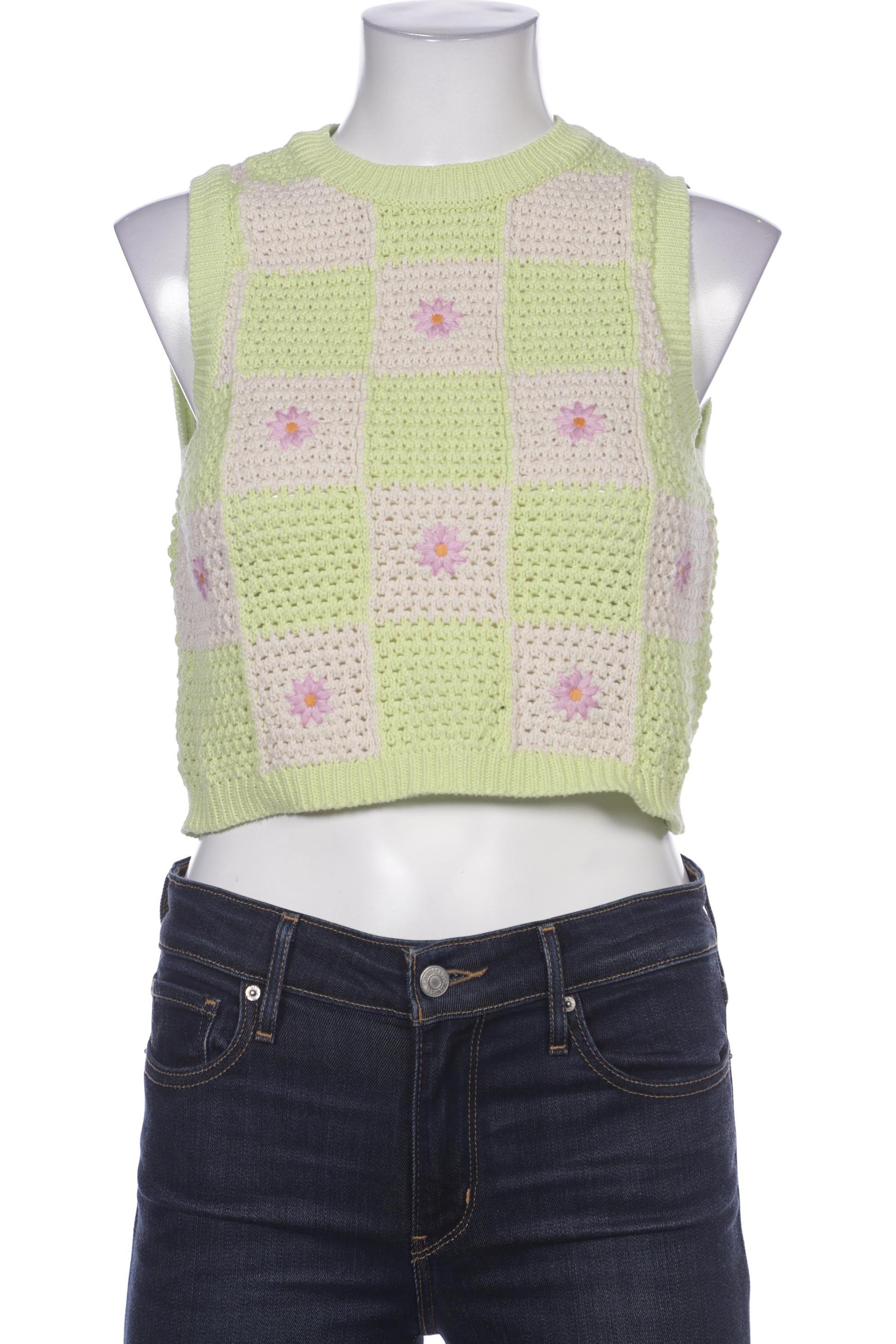 

bershka Damen Pullover, hellgrün, Gr. 38