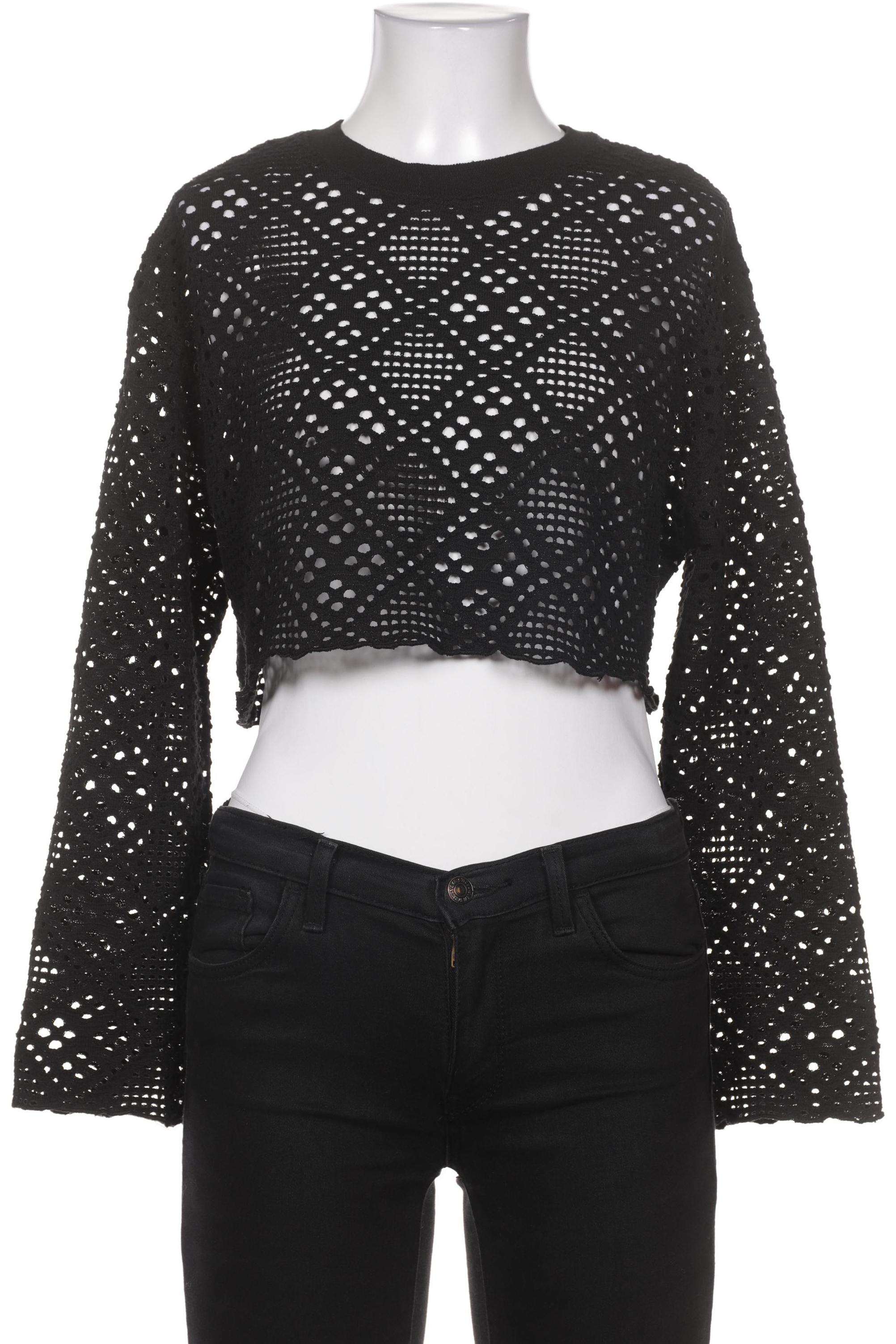 

bershka Damen Pullover, schwarz, Gr. 34