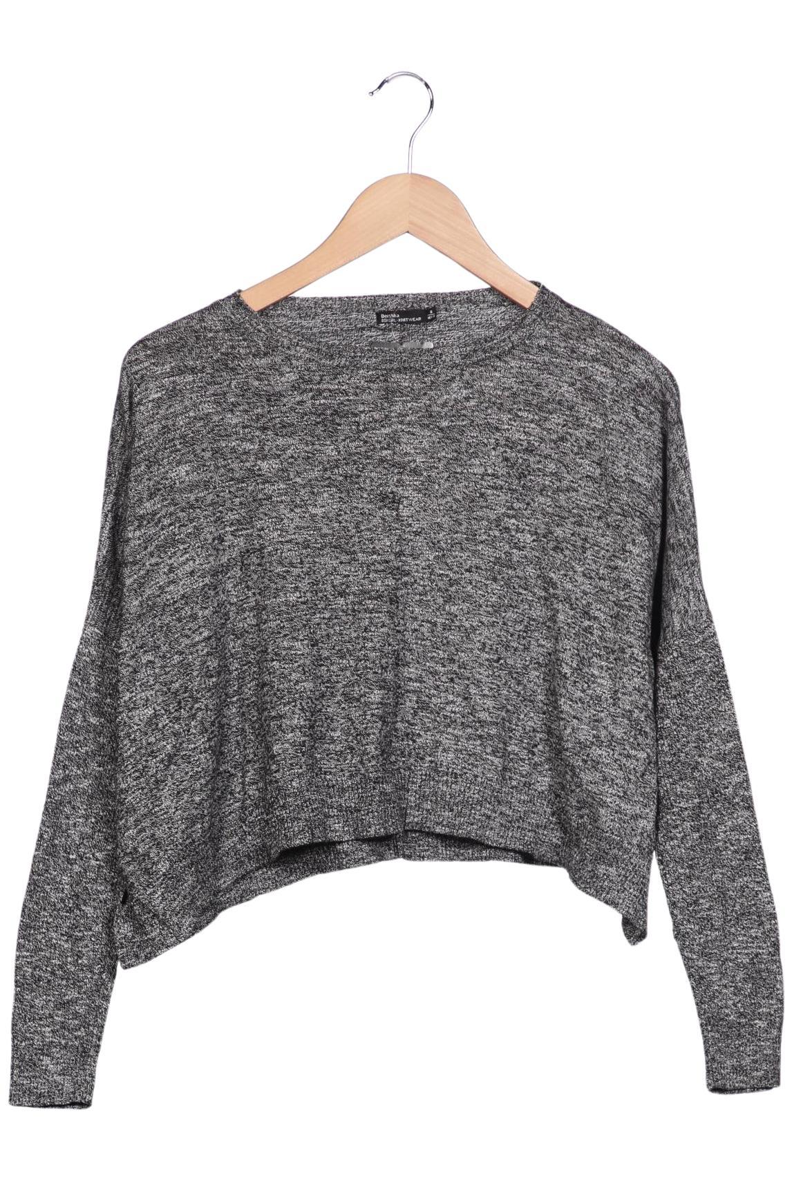 

bershka Damen Pullover, grau, Gr. 38
