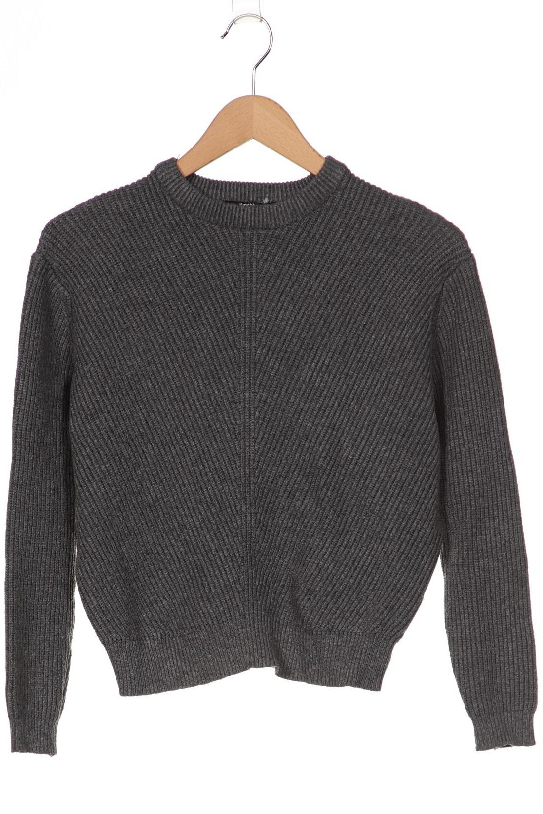 

bershka Damen Pullover, grau