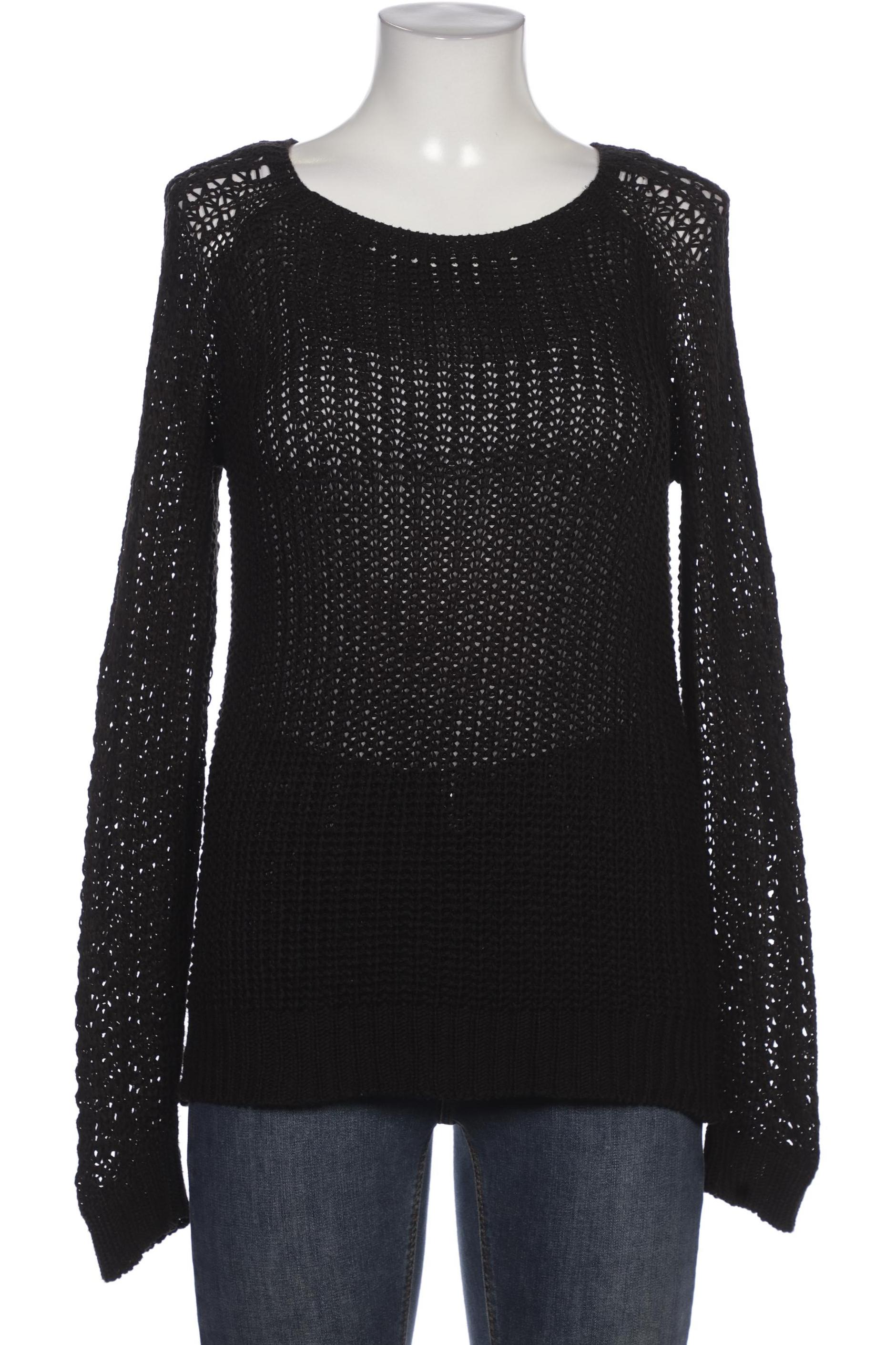 

bershka Damen Pullover, schwarz