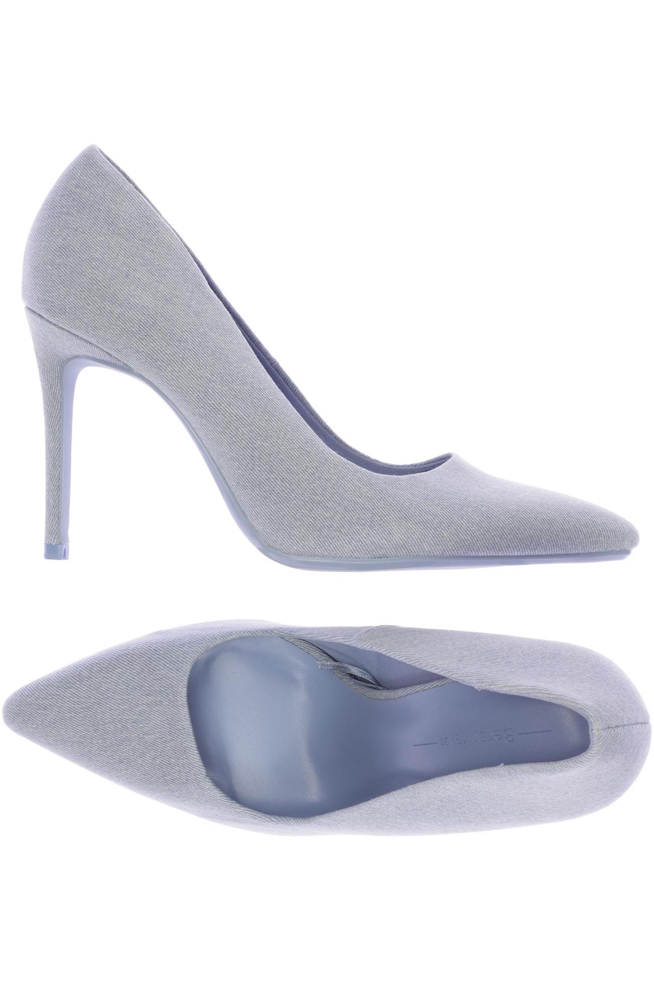 

bershka Damen Pumps, hellblau, Gr. 38