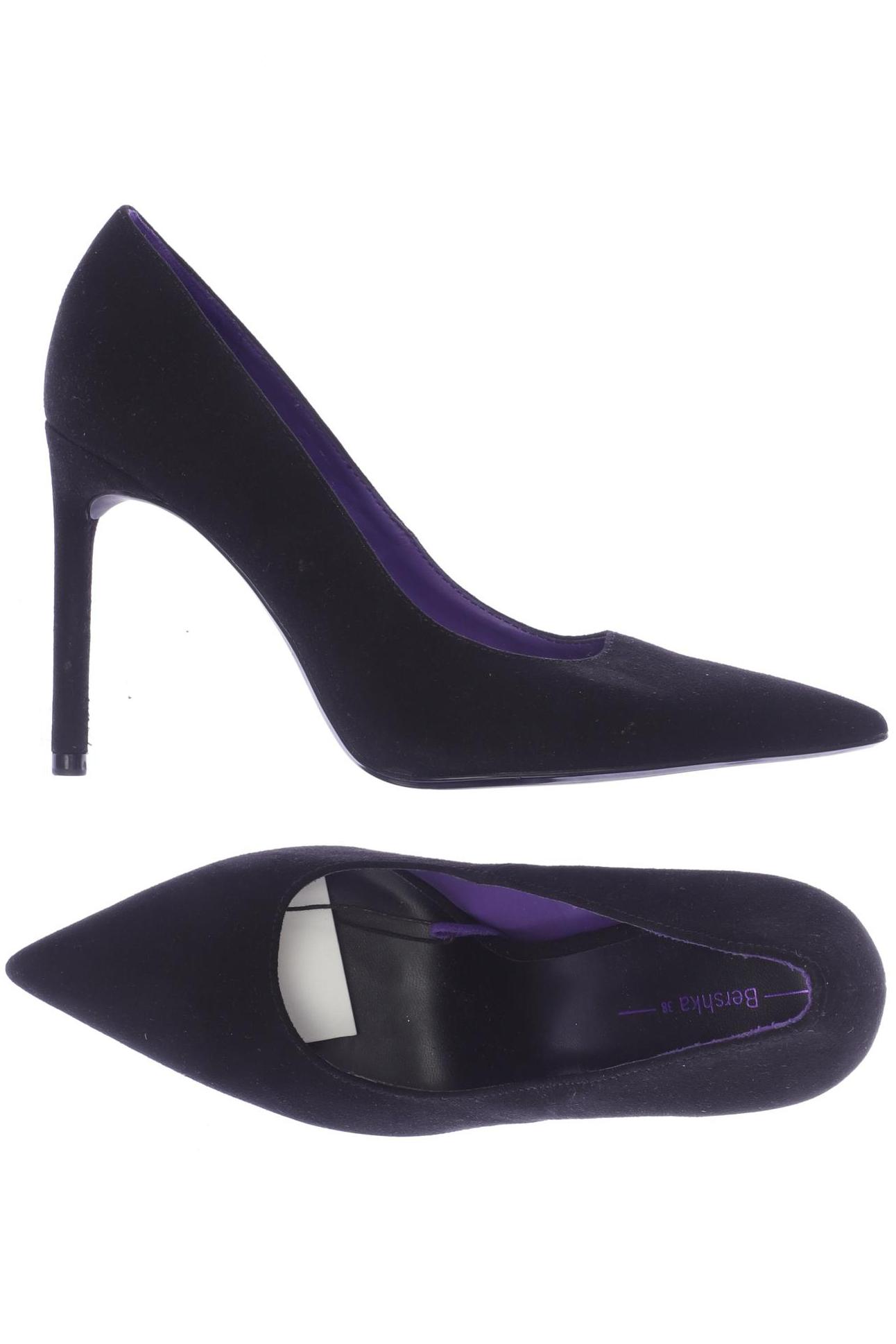 

bershka Damen Pumps, schwarz