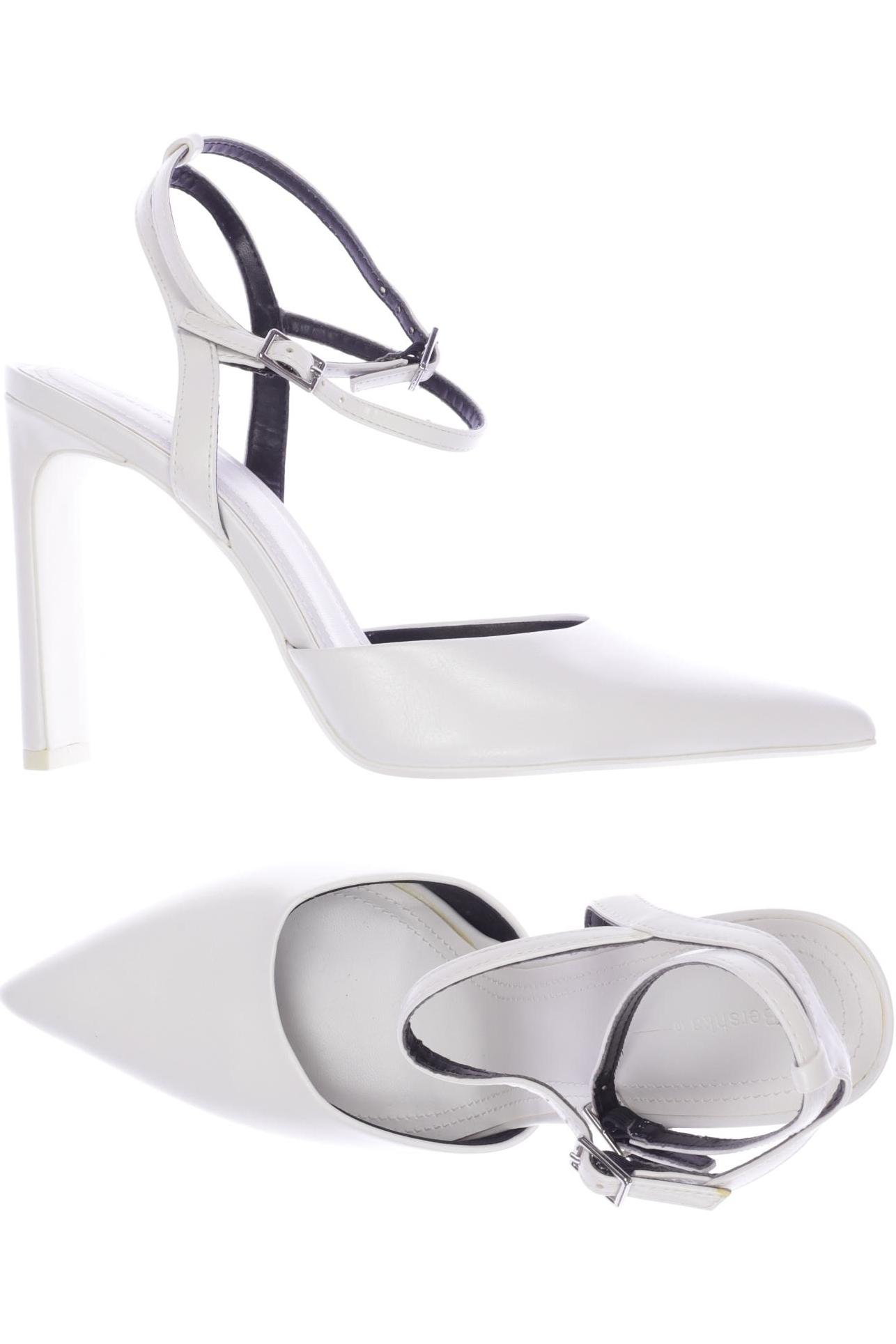 

bershka Damen Pumps, weiß, Gr. 40