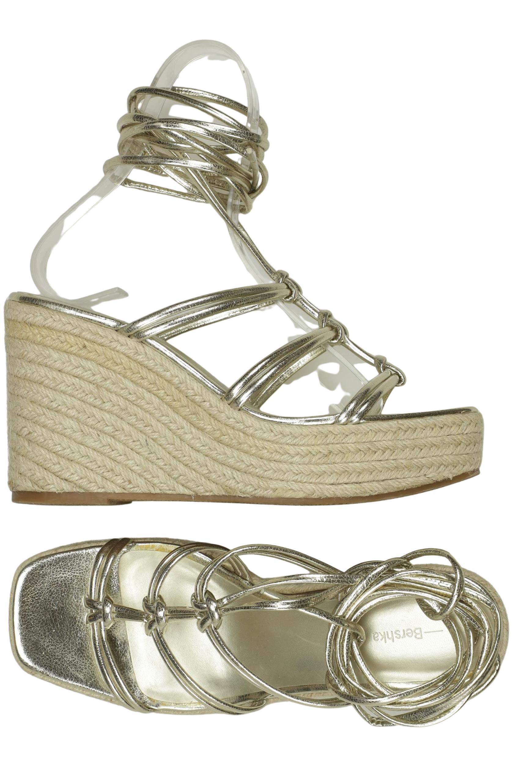 

bershka Damen Pumps, silber, Gr. 41