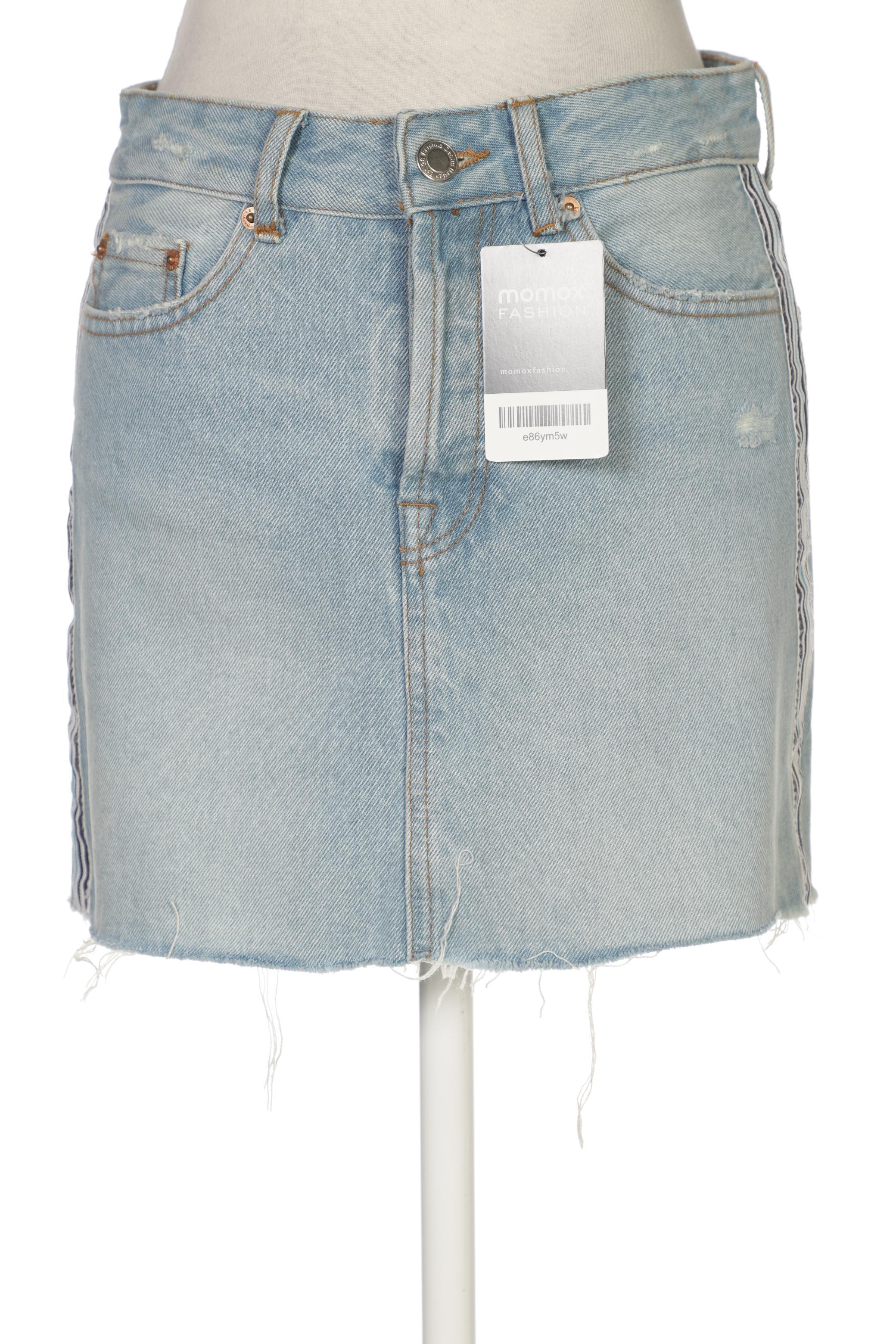 

bershka Damen Rock, hellblau, Gr. 38