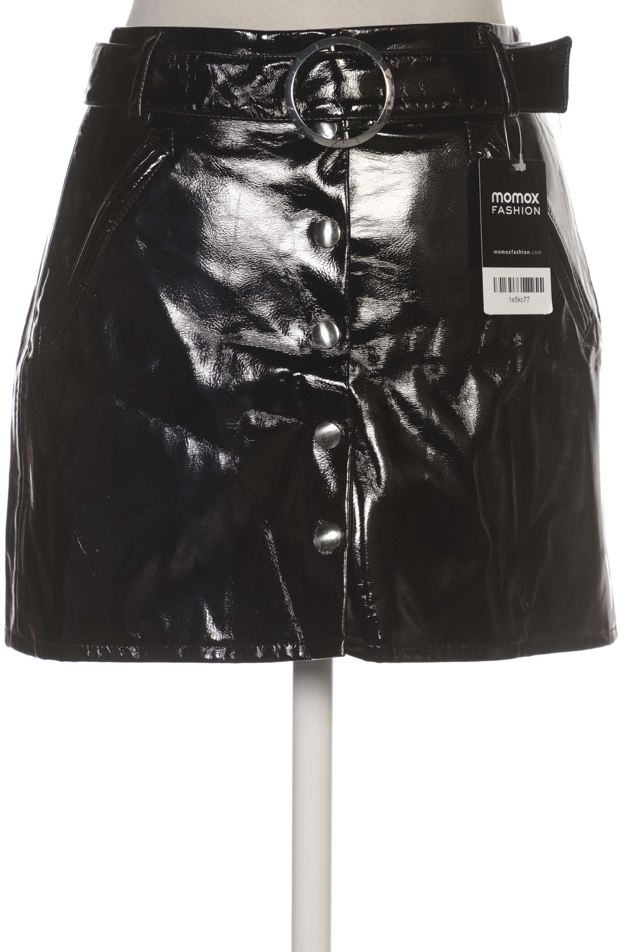 

bershka Damen Rock, schwarz, Gr. 34