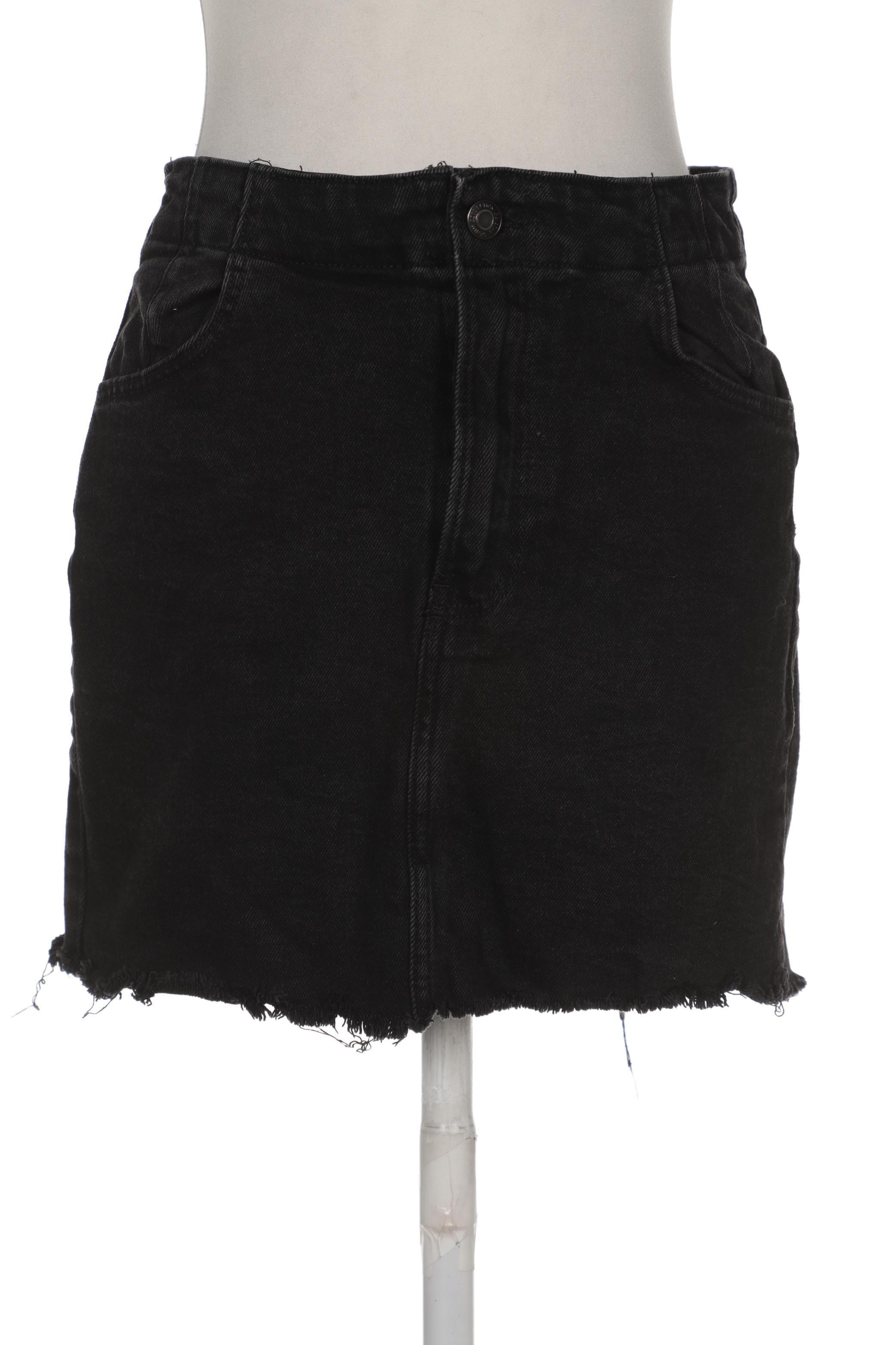 

bershka Damen Rock, schwarz