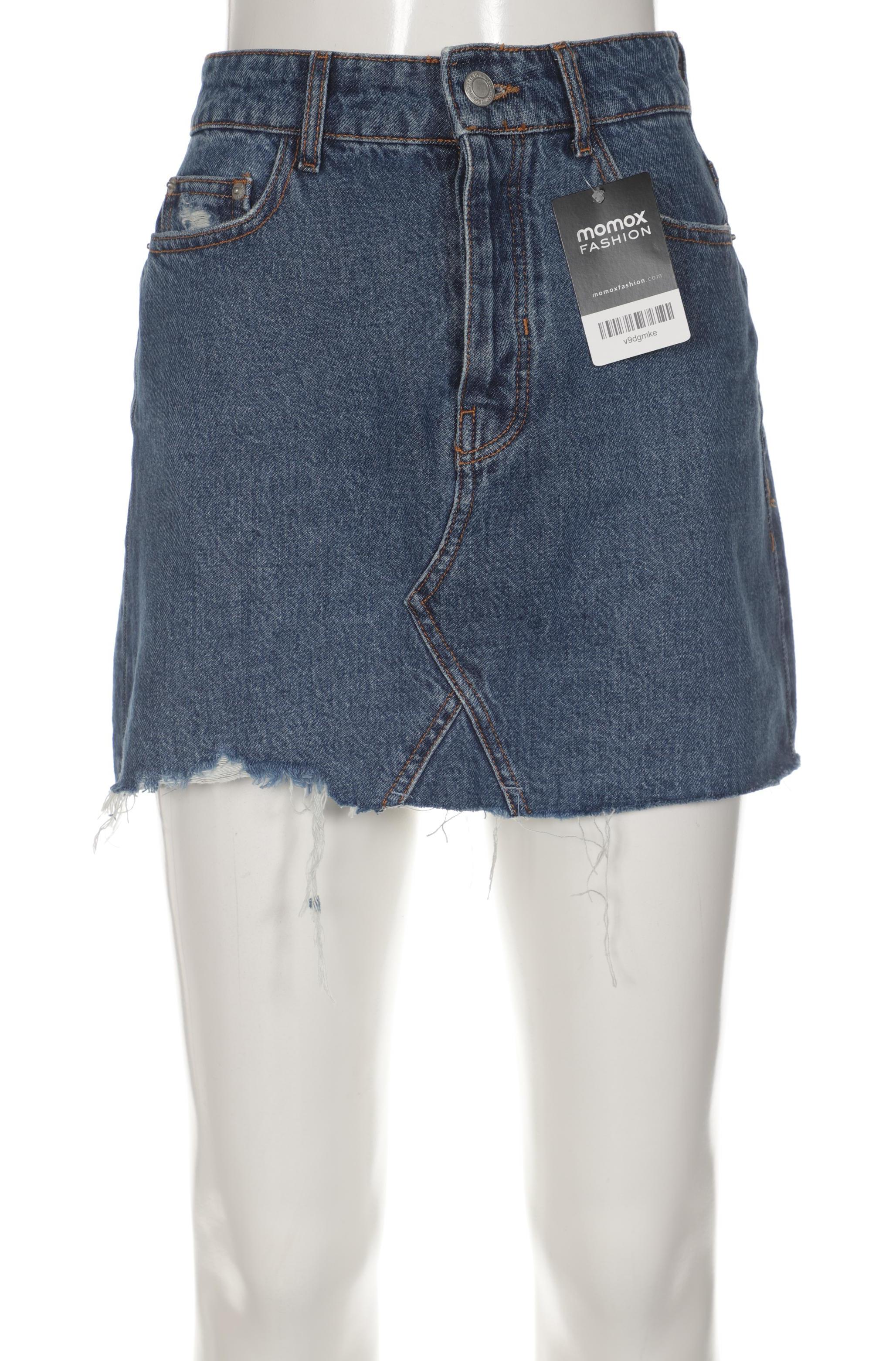

bershka Damen Rock, blau, Gr. 36