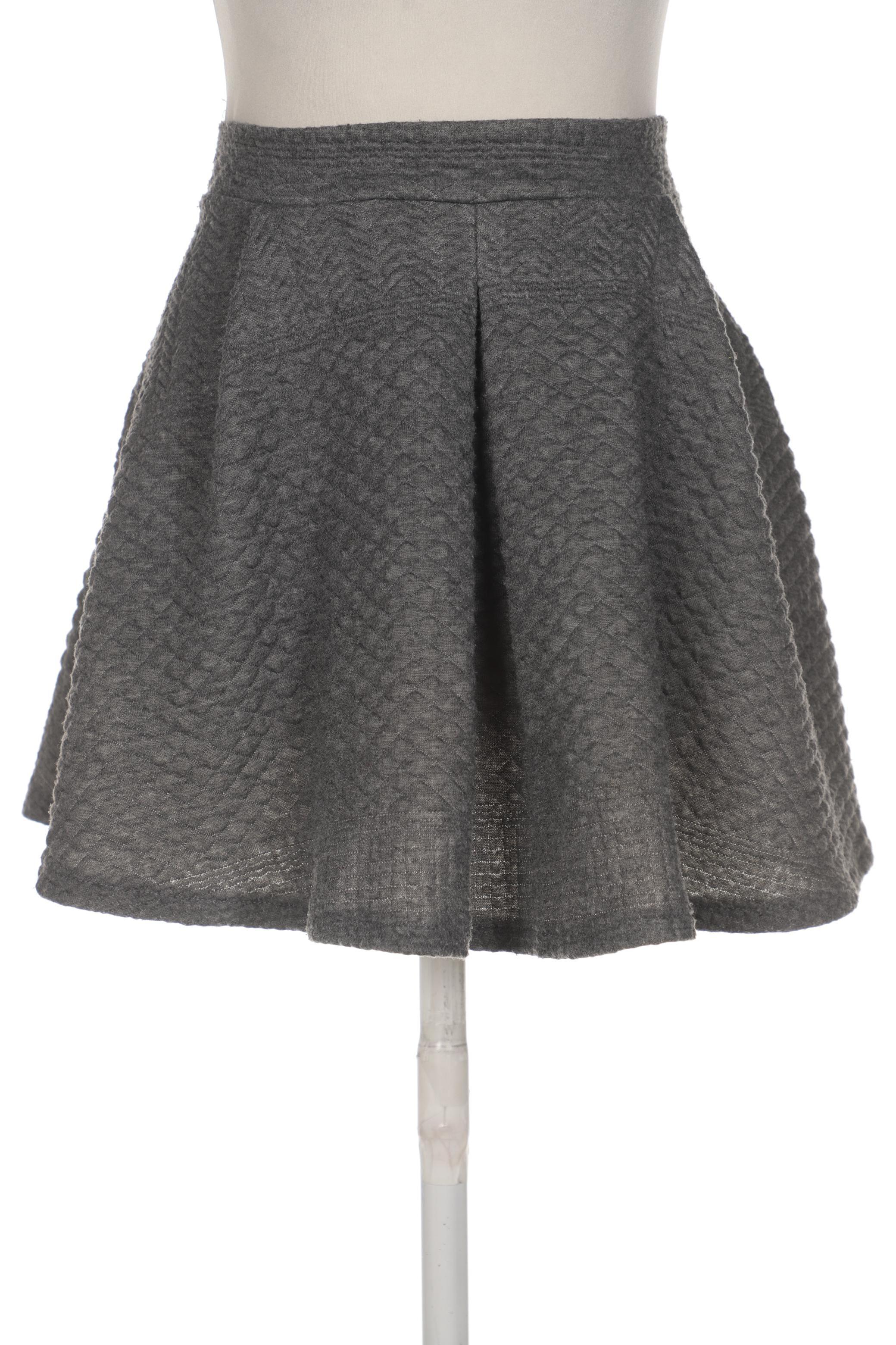 

bershka Damen Rock, grau