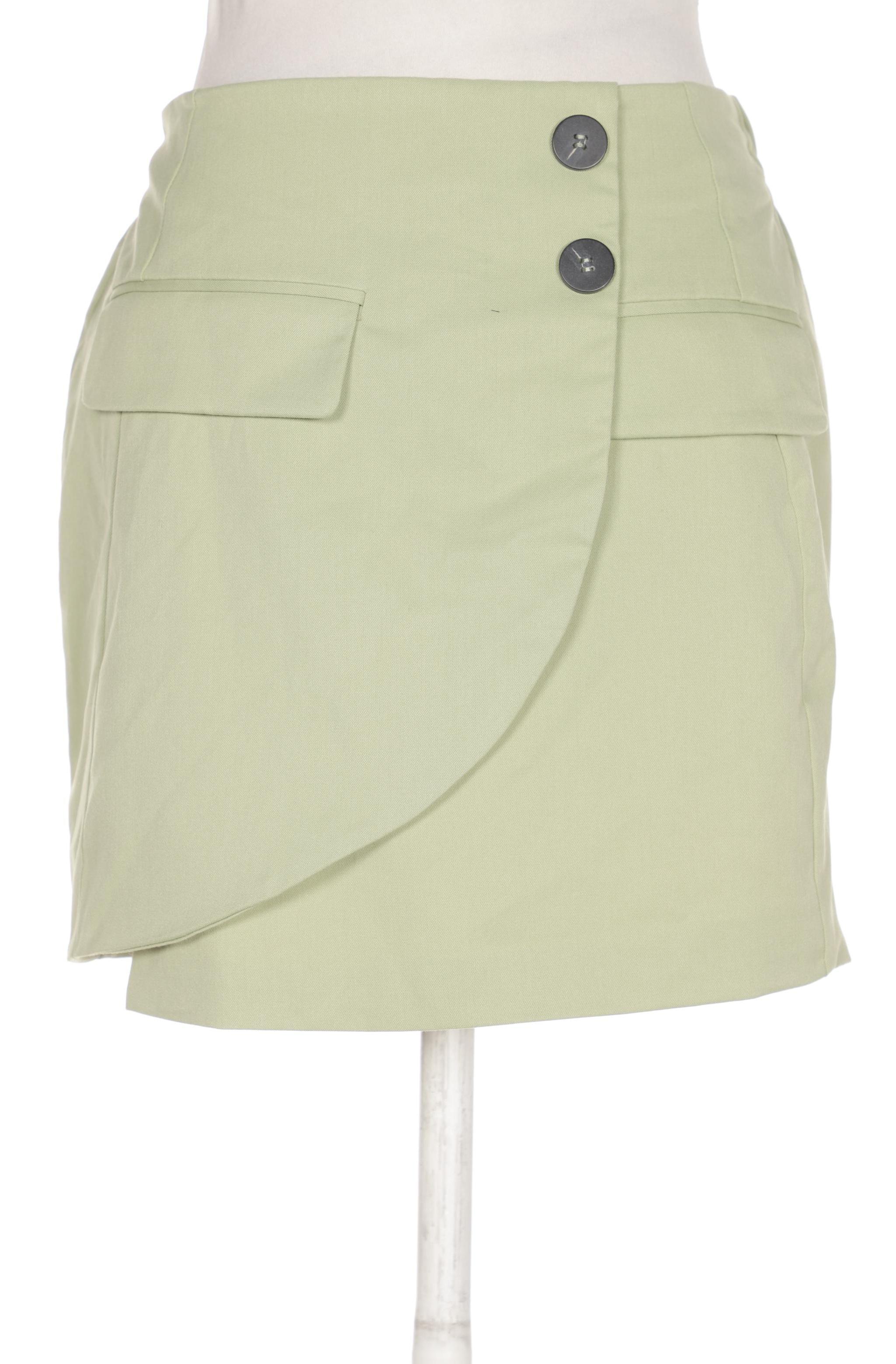 

bershka Damen Rock, hellgrün, Gr. 38