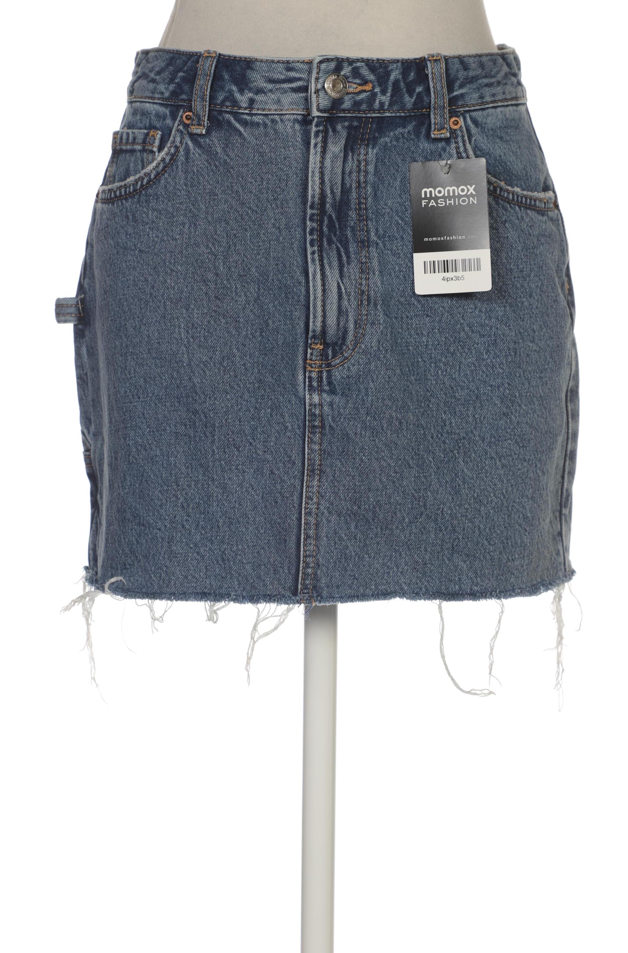 

bershka Damen Rock, blau, Gr. 34