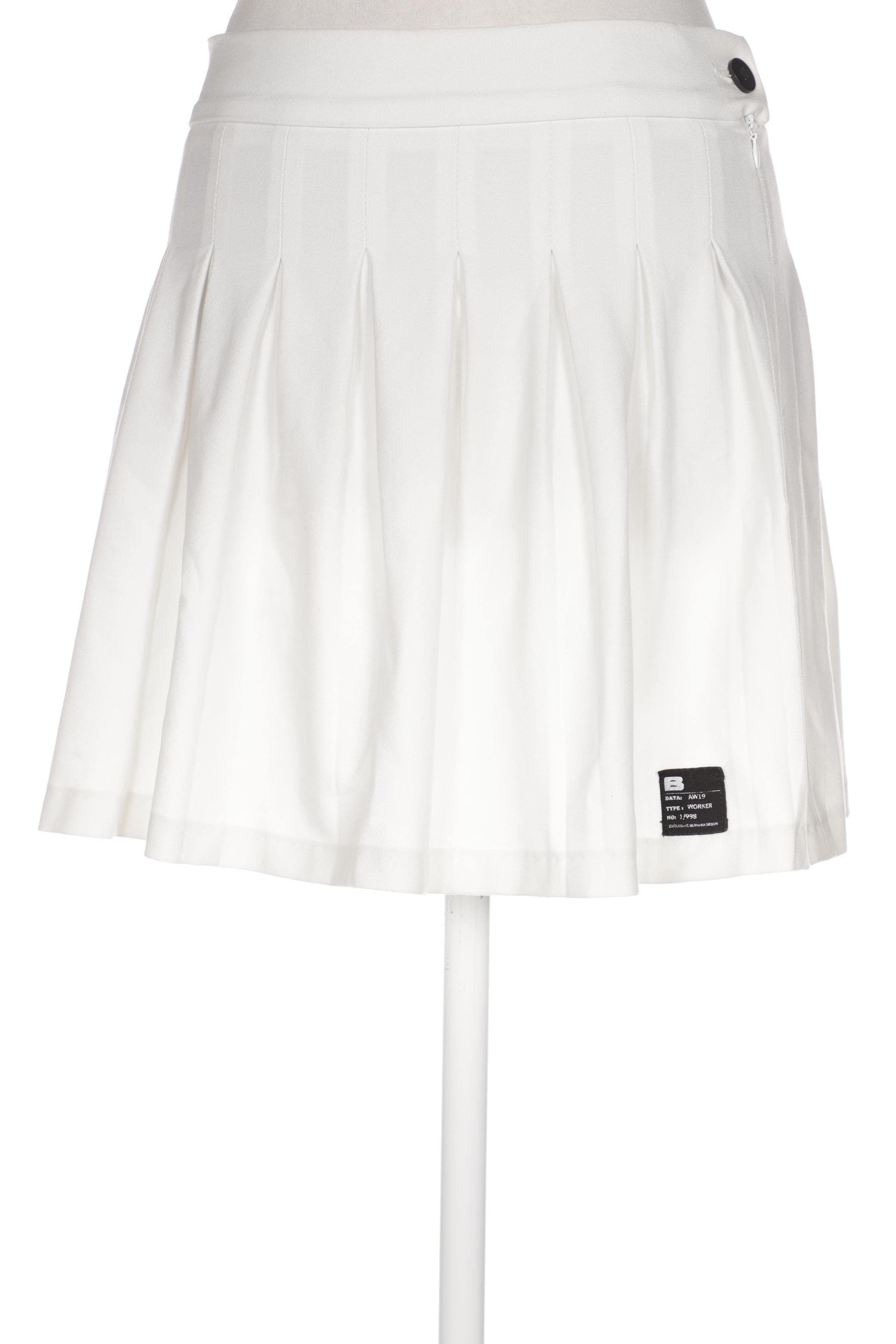 

bershka Damen Rock, weiß, Gr. 36