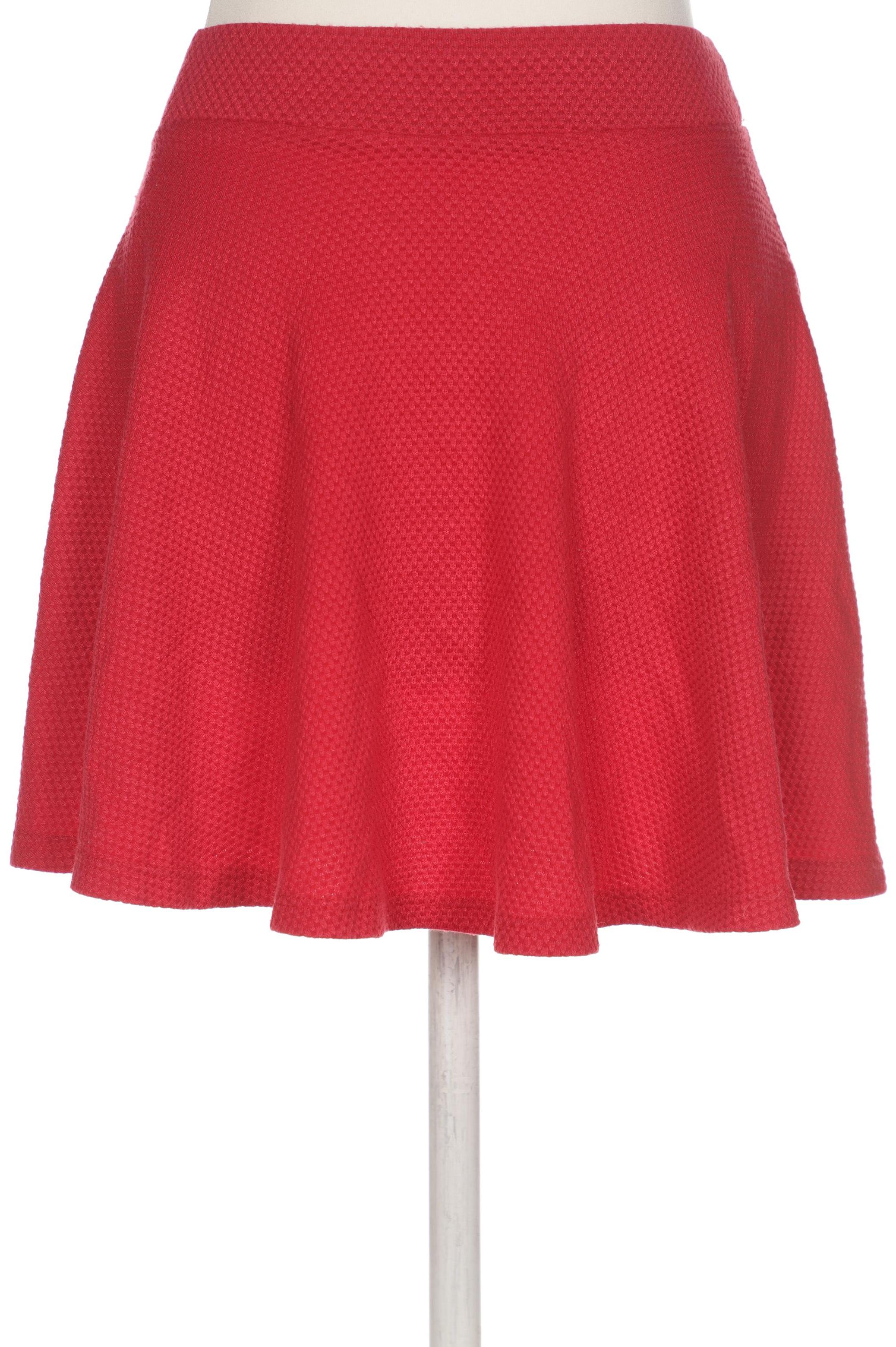 

bershka Damen Rock, rot, Gr. 34