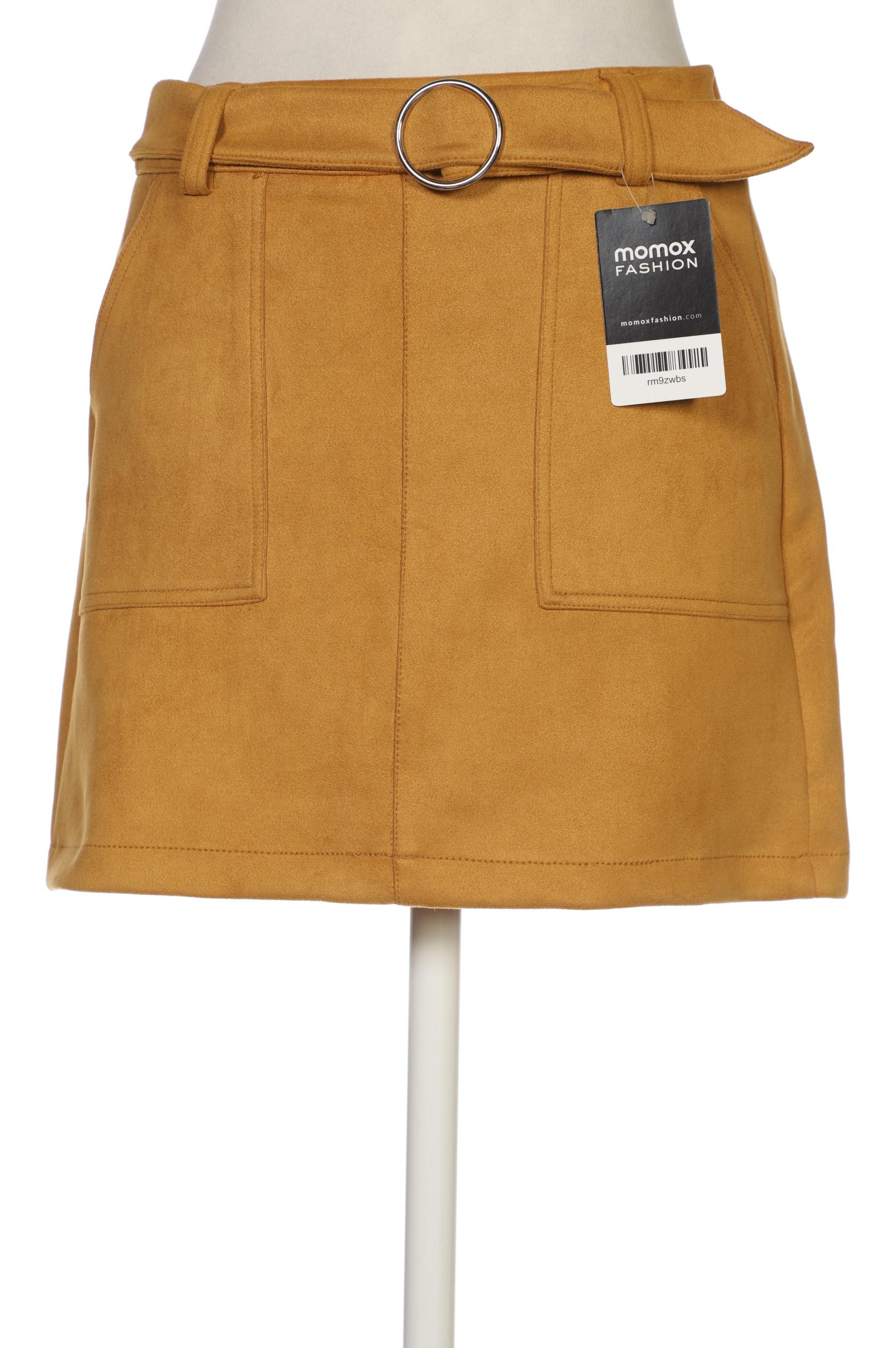 

bershka Damen Rock, orange, Gr. 36