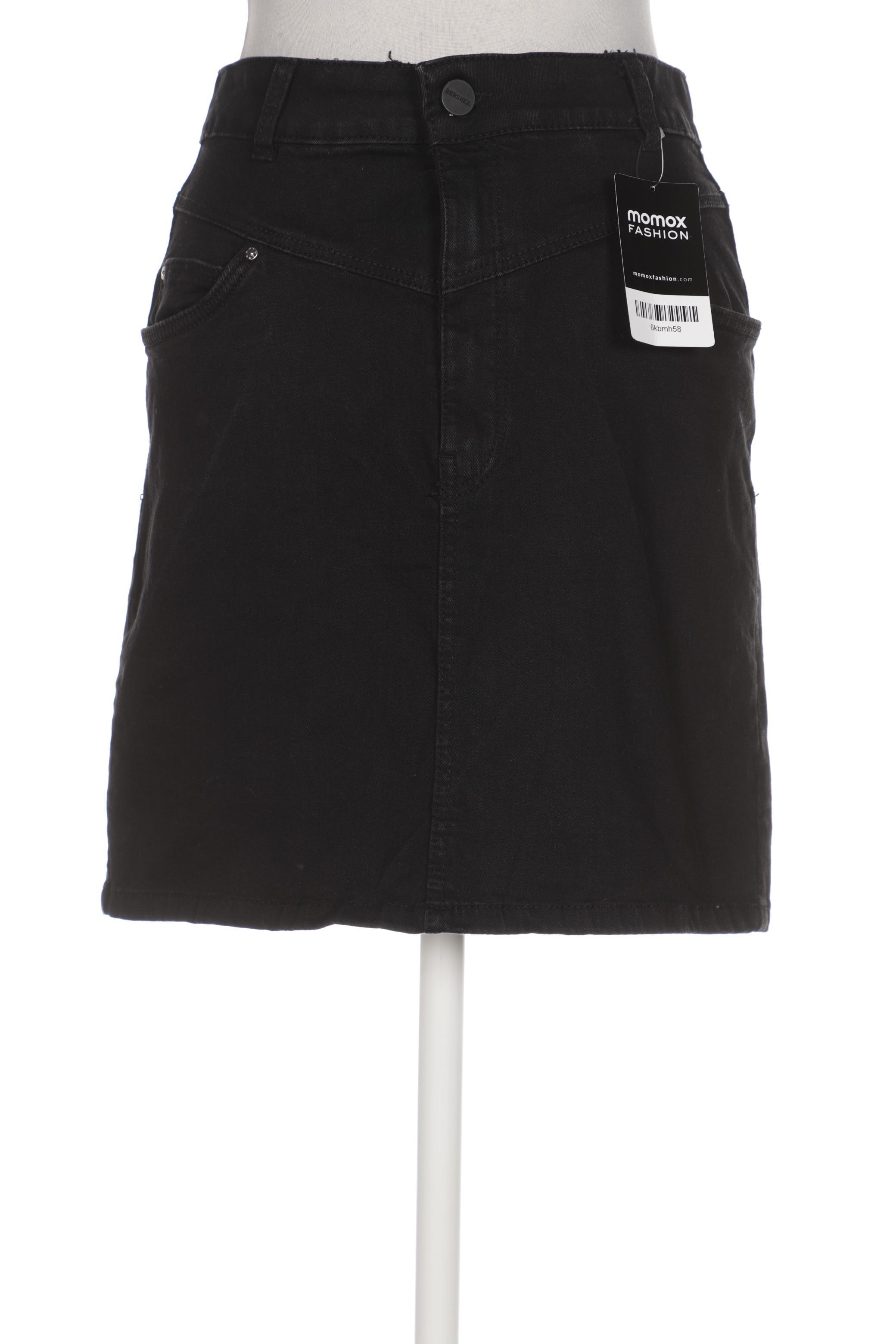 

bershka Damen Rock, schwarz, Gr. 38