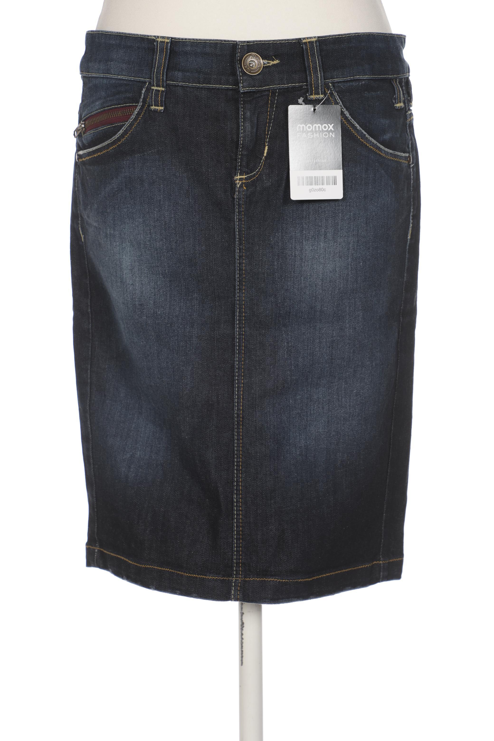 

bershka Damen Rock, marineblau, Gr. 38