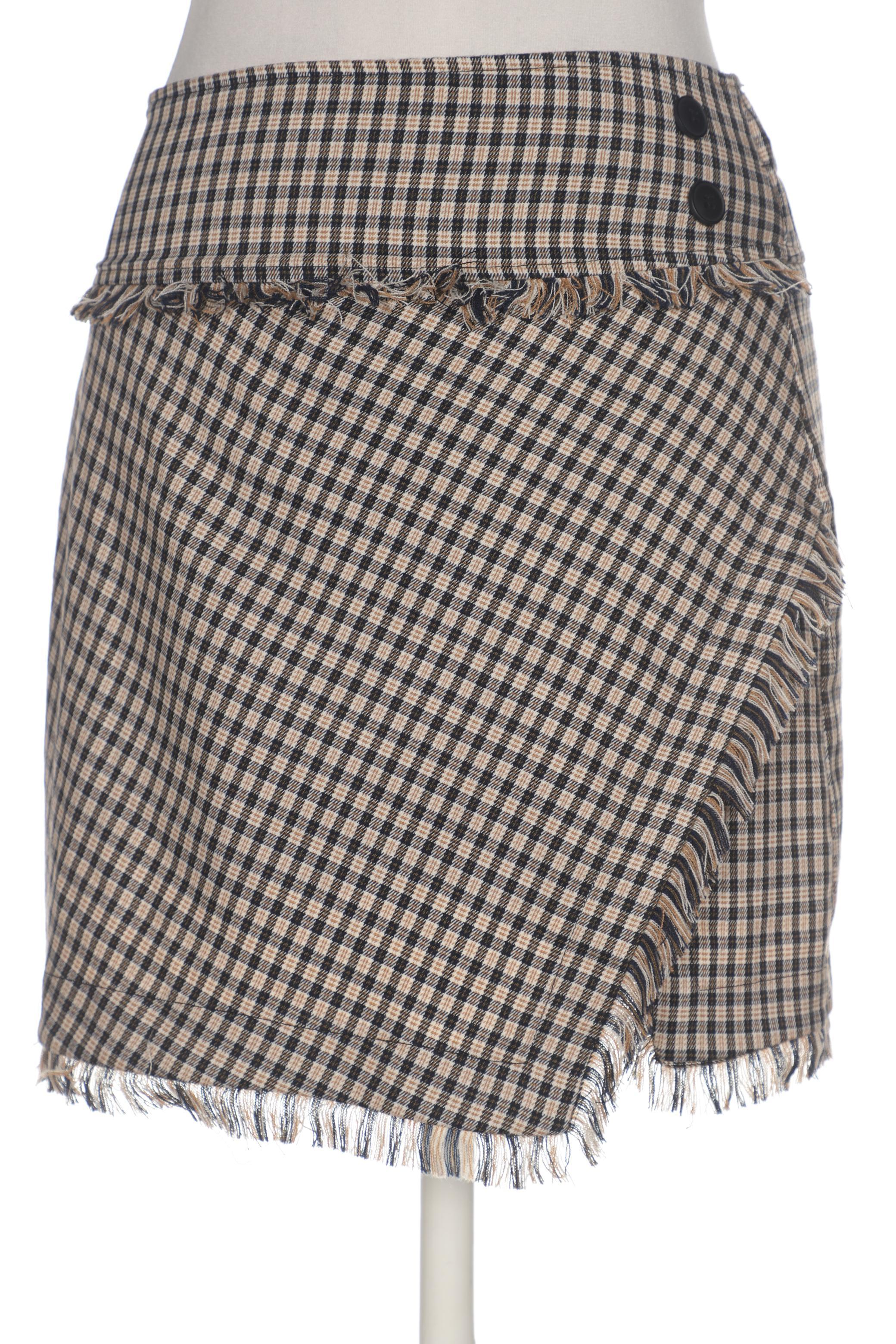 

bershka Damen Rock, beige, Gr. 38
