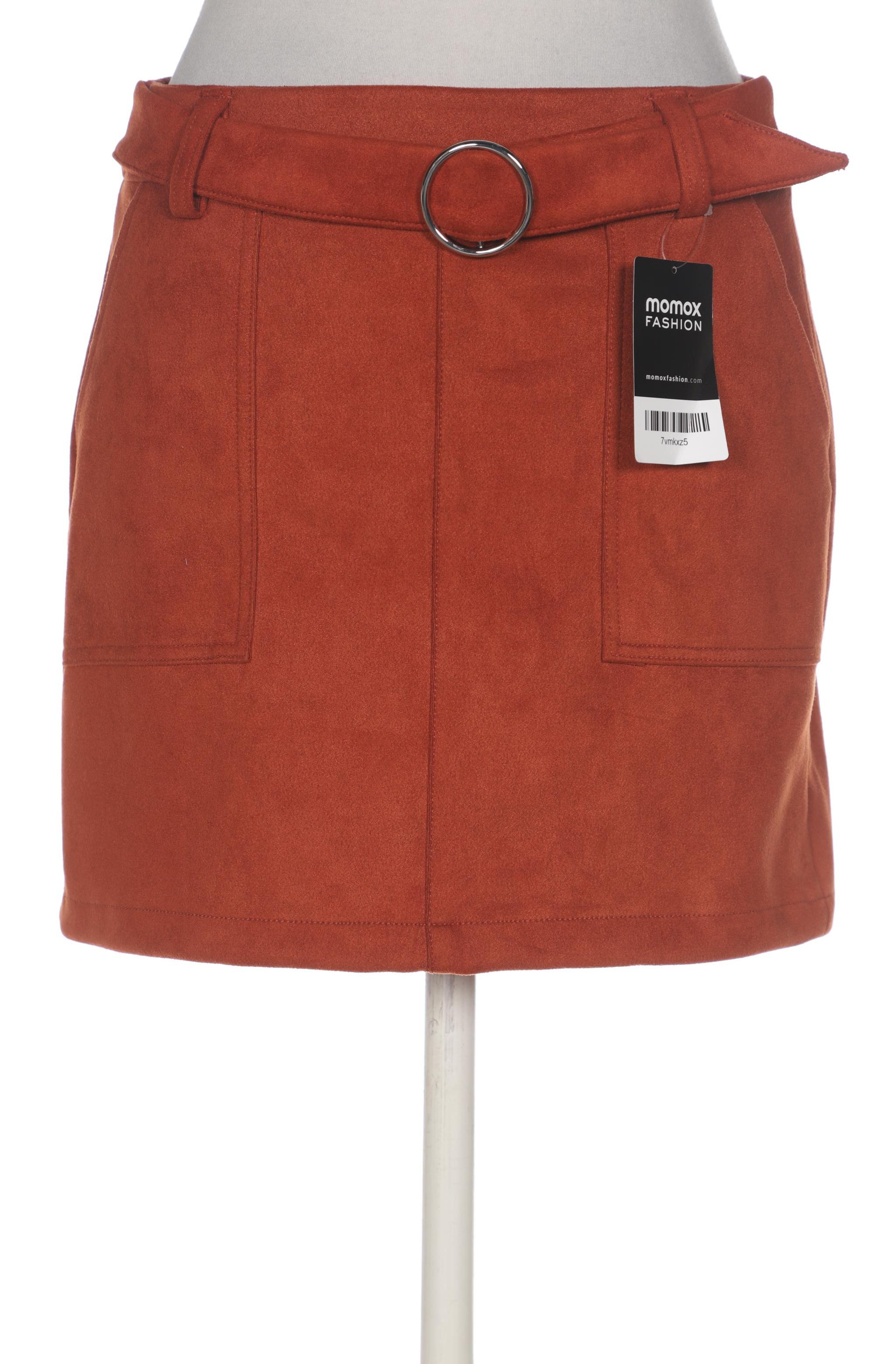 

bershka Damen Rock, orange, Gr. 38