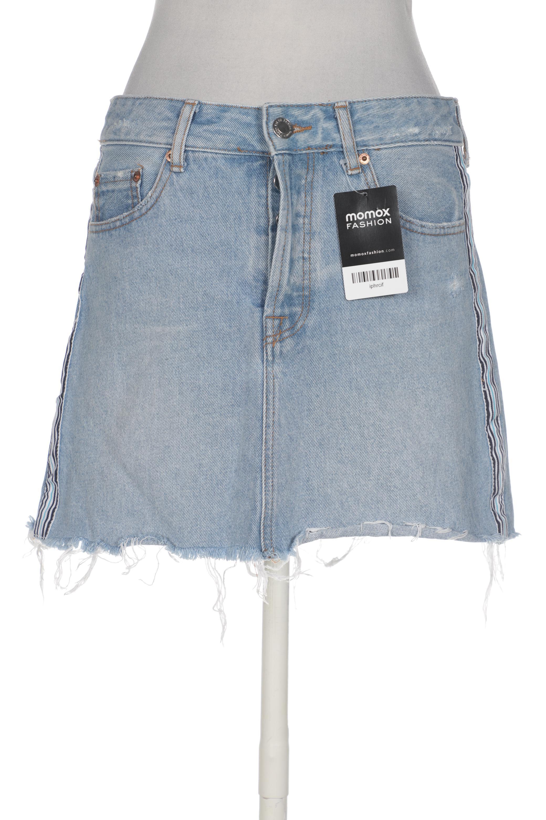 

bershka Damen Rock, blau, Gr. 36