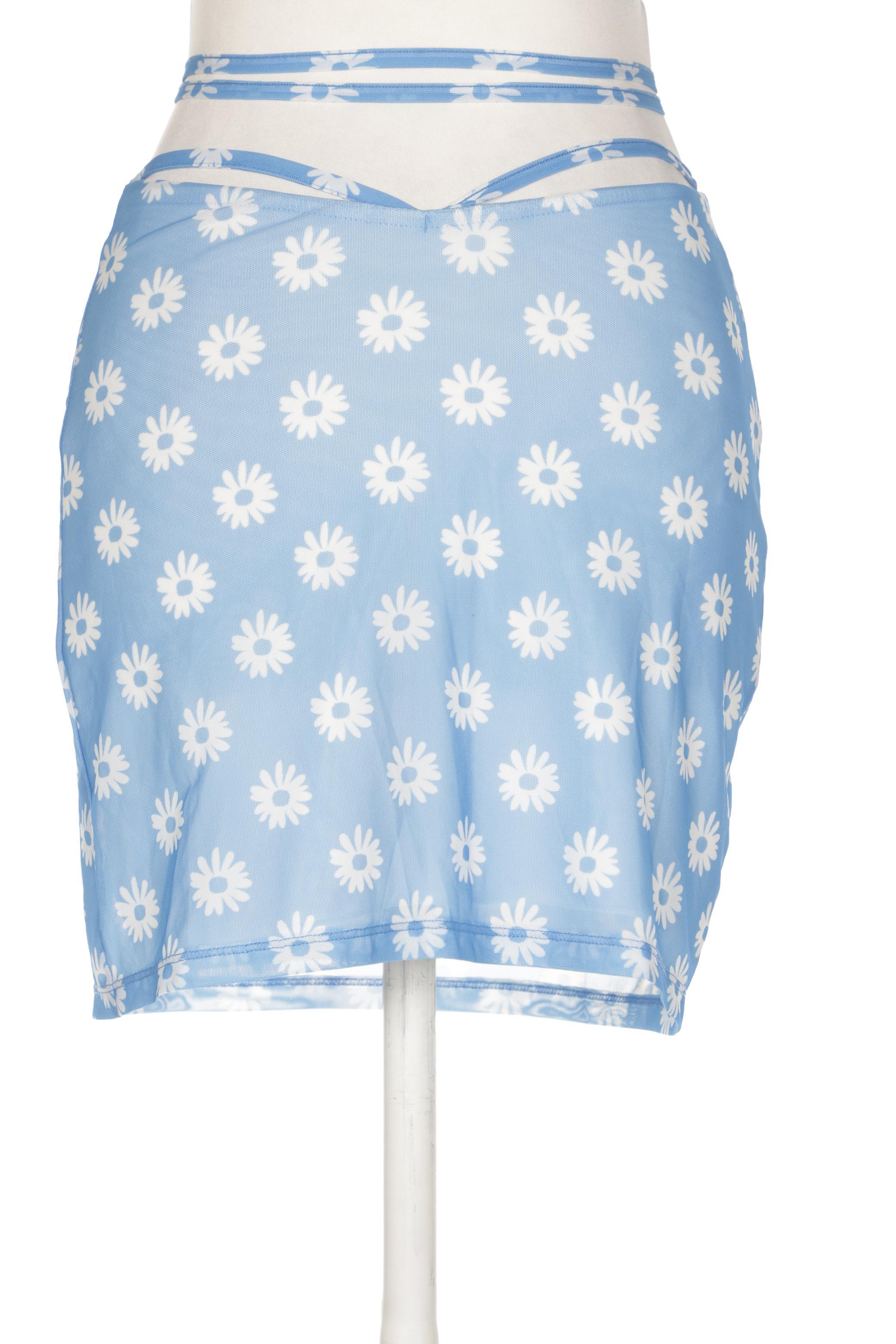 

bershka Damen Rock, blau, Gr. 36