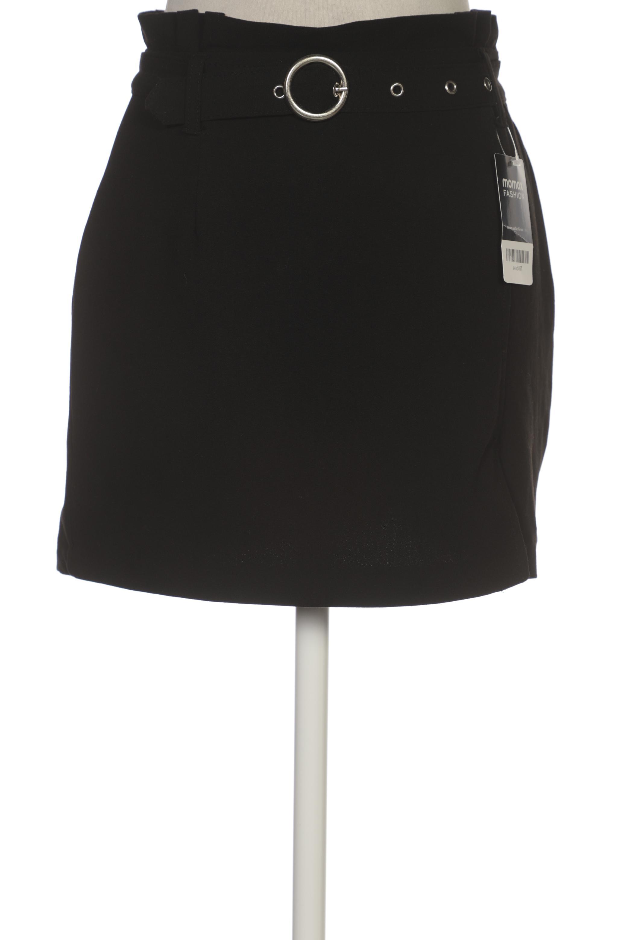

bershka Damen Rock, schwarz, Gr. 36