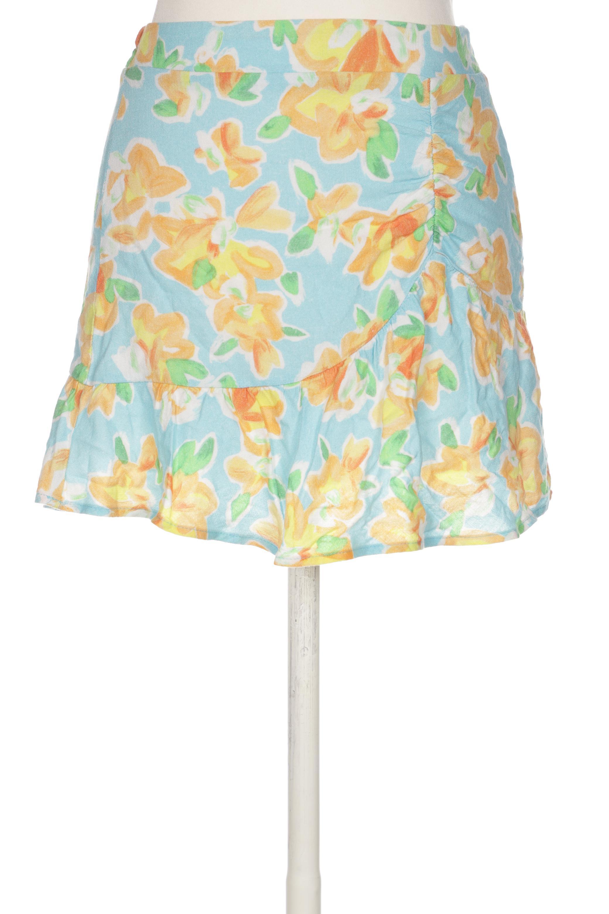 

bershka Damen Rock, hellblau, Gr. 34