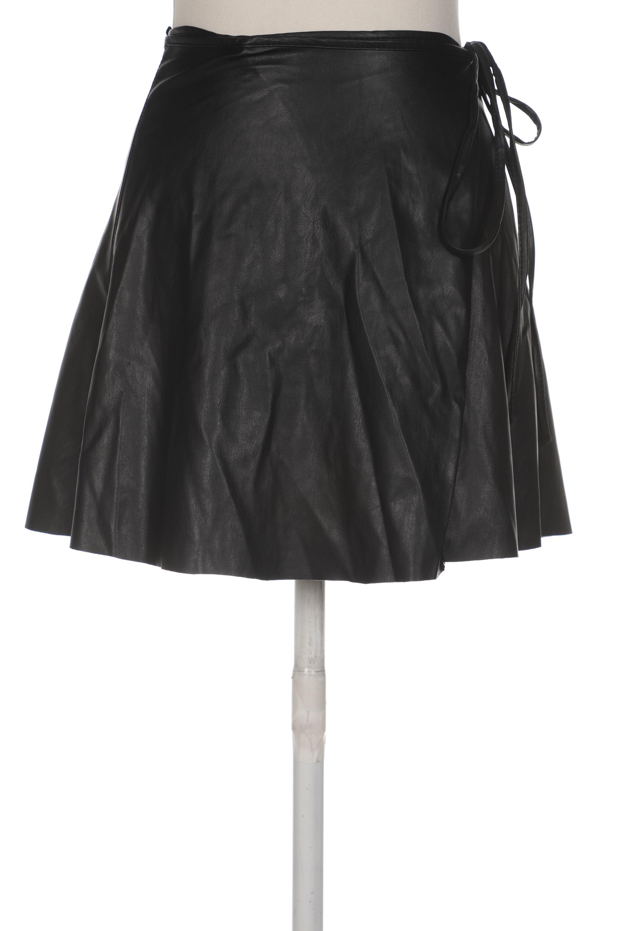 

bershka Damen Rock, schwarz