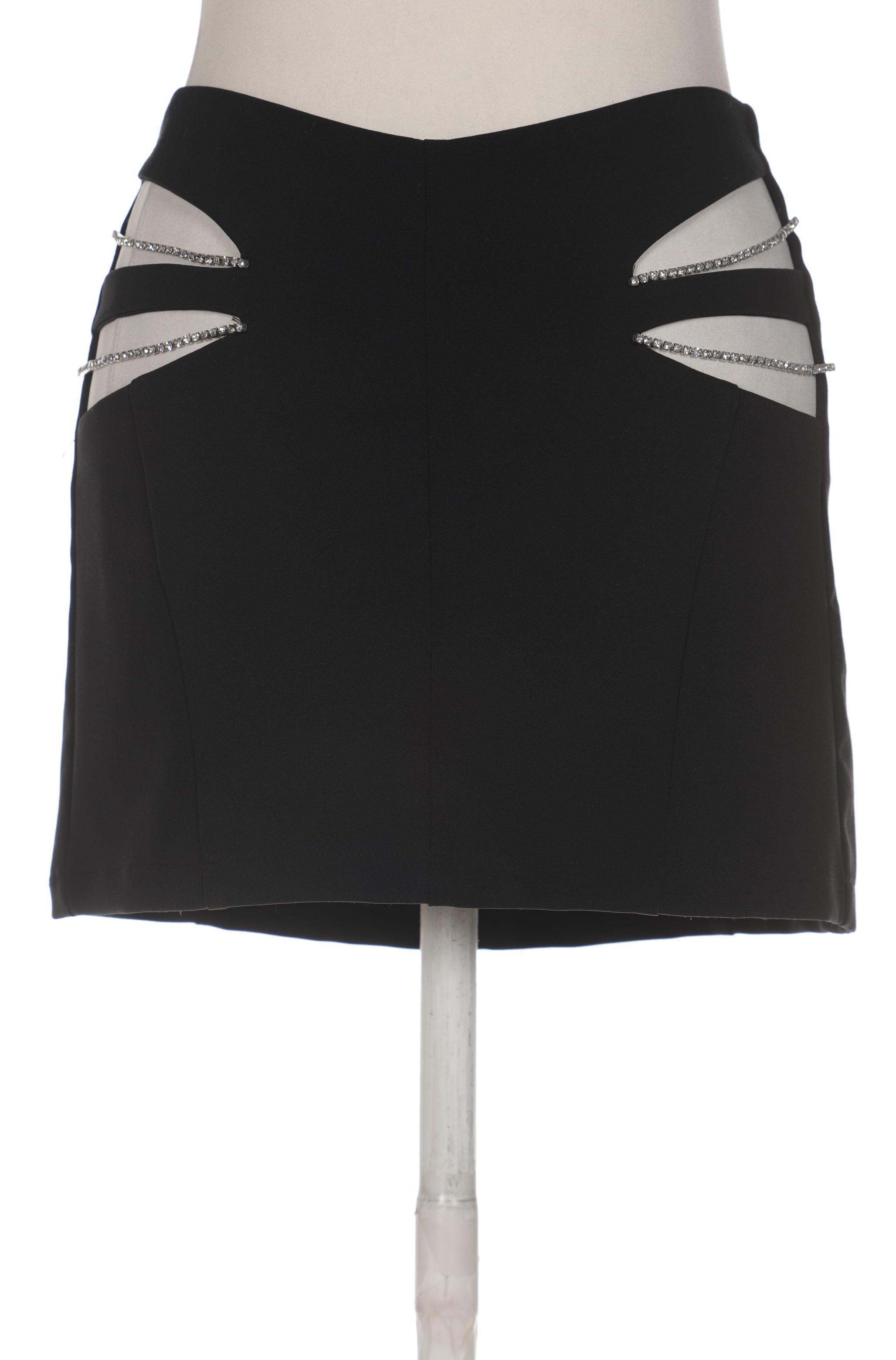 

bershka Damen Rock, schwarz, Gr. 34