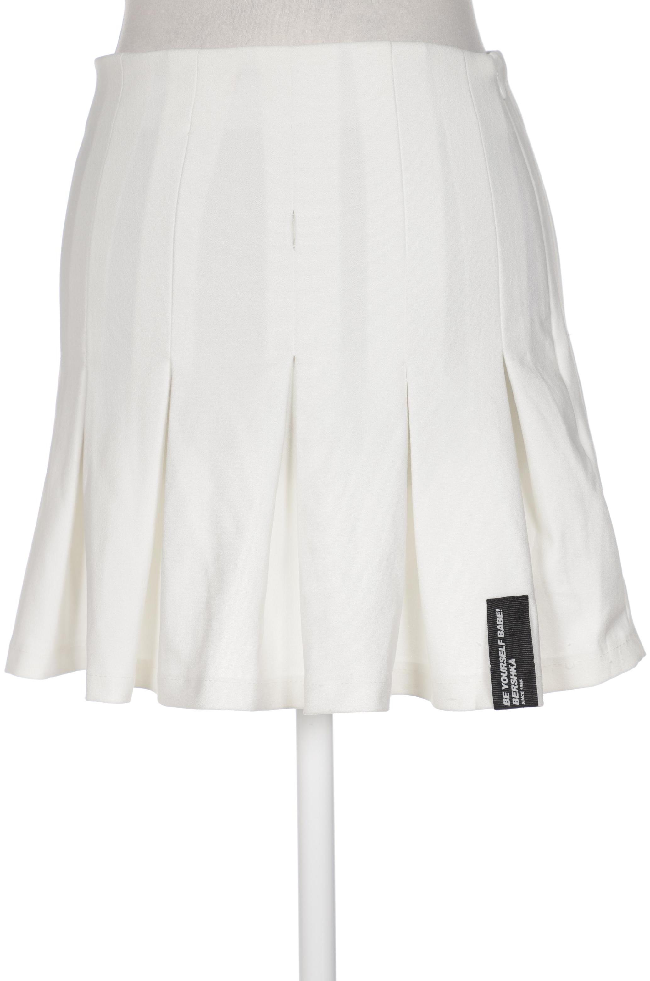 

bershka Damen Rock, weiß, Gr. 36