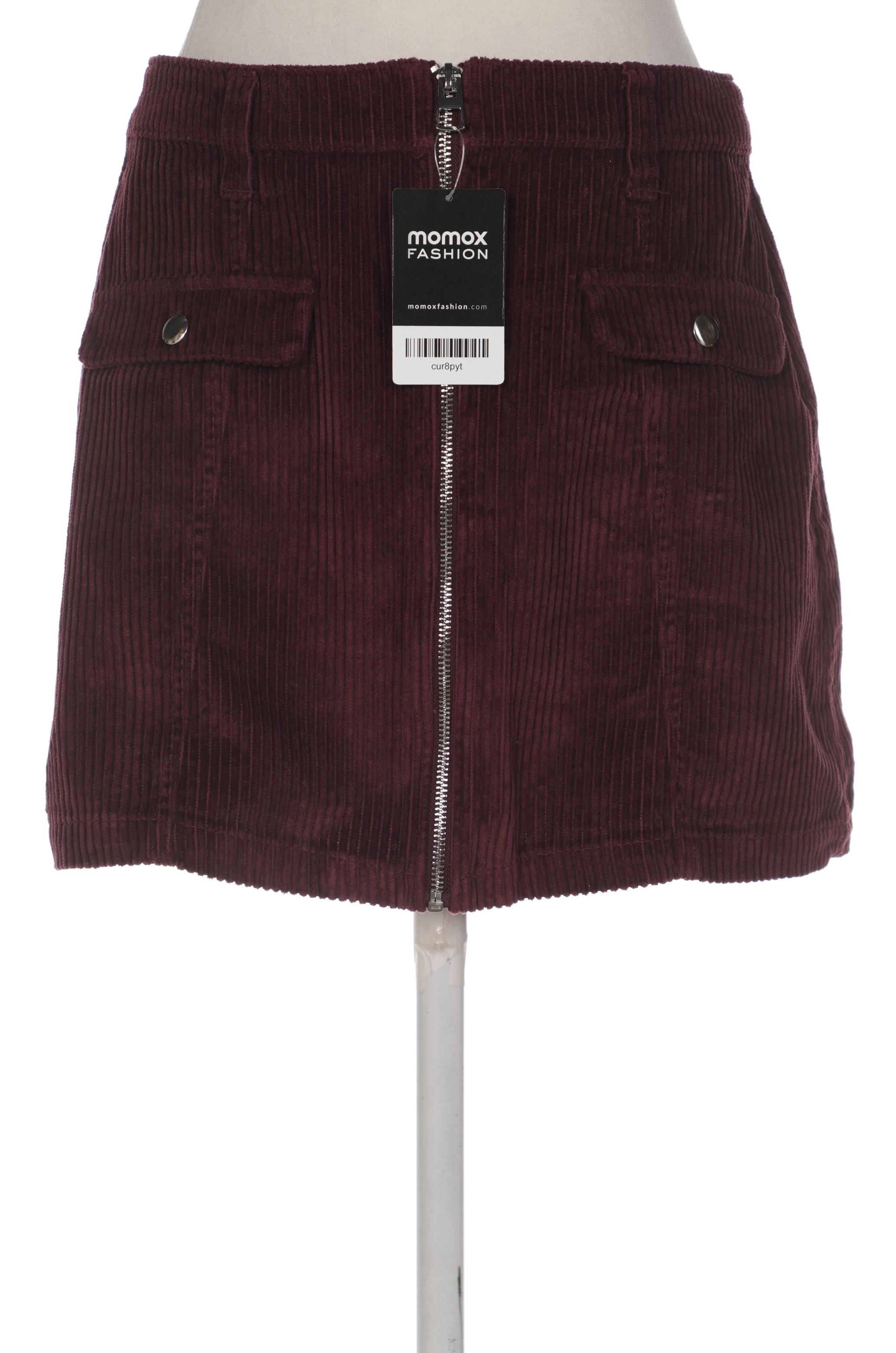 

bershka Damen Rock, bordeaux