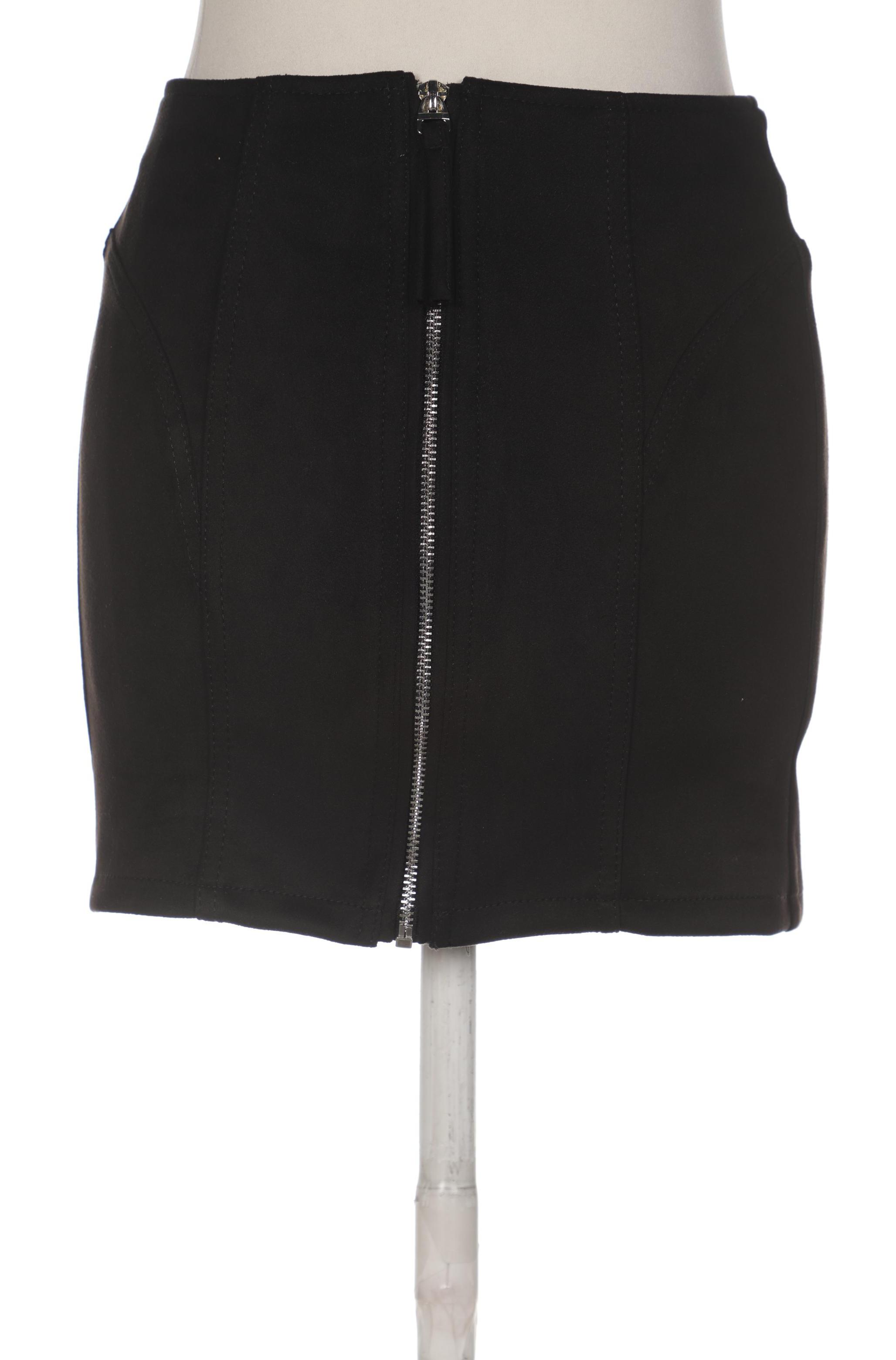 

bershka Damen Rock, schwarz, Gr. 34