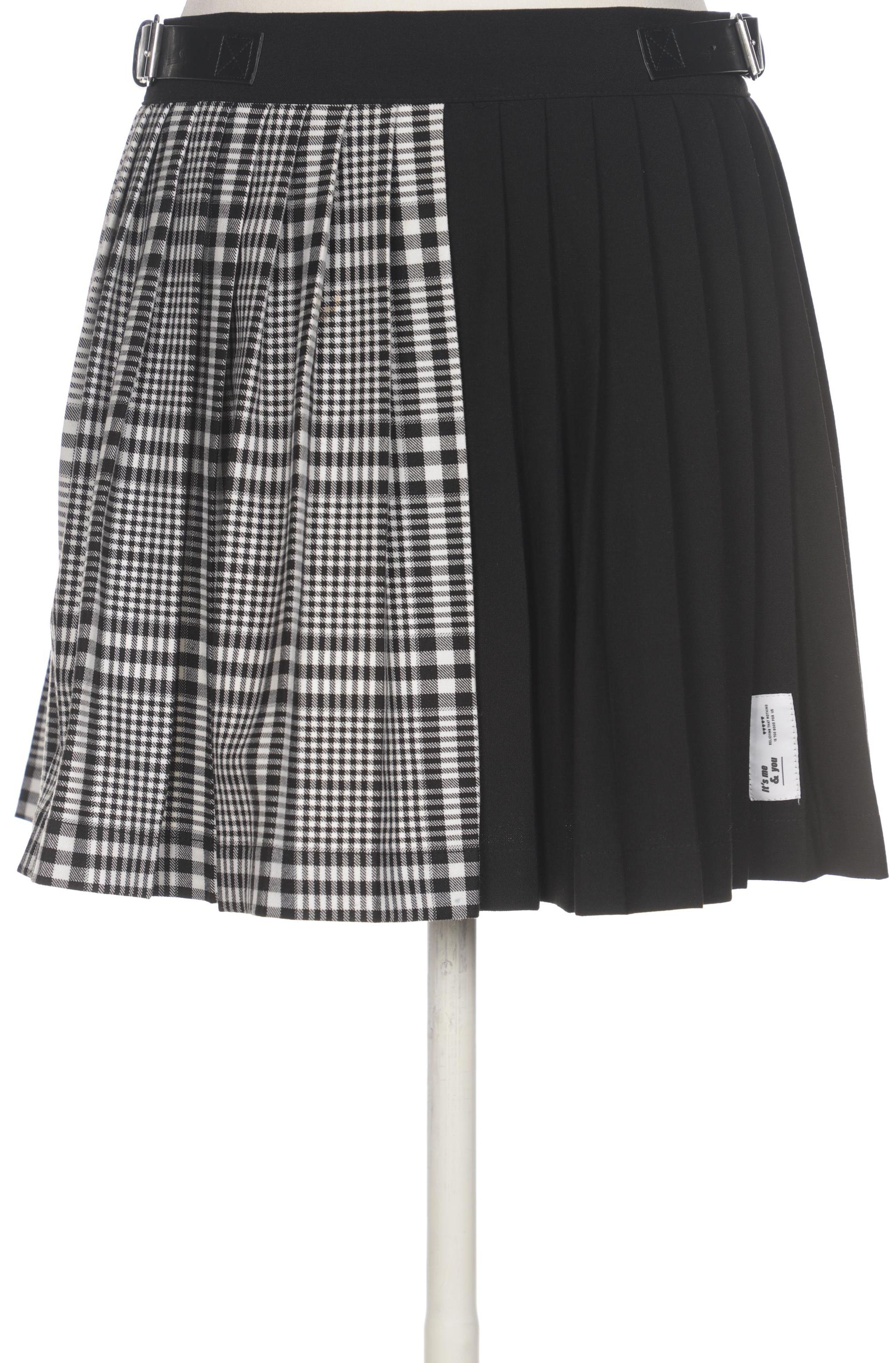 

bershka Damen Rock, schwarz, Gr. 36