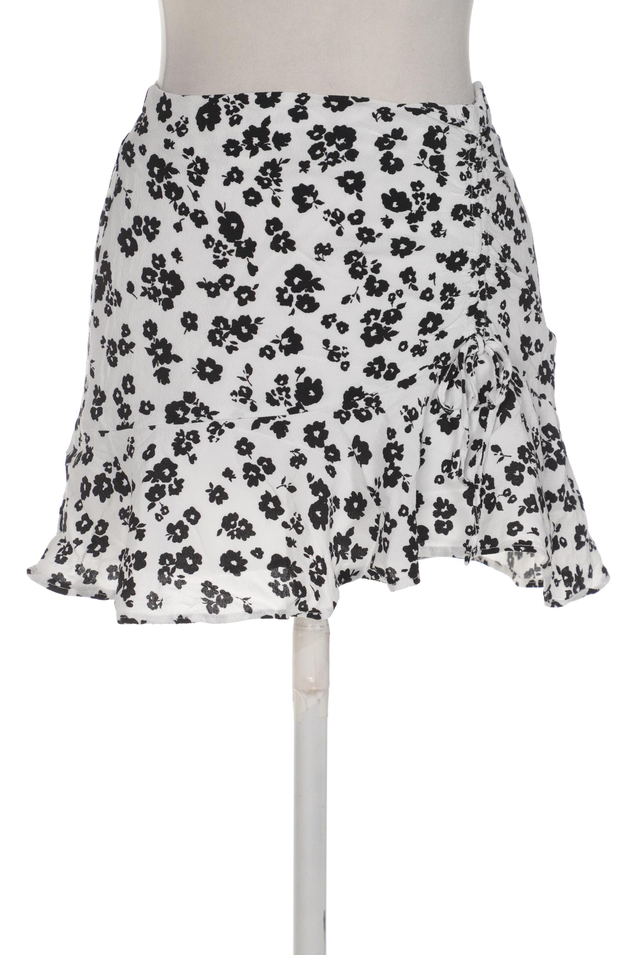 

bershka Damen Rock, weiß