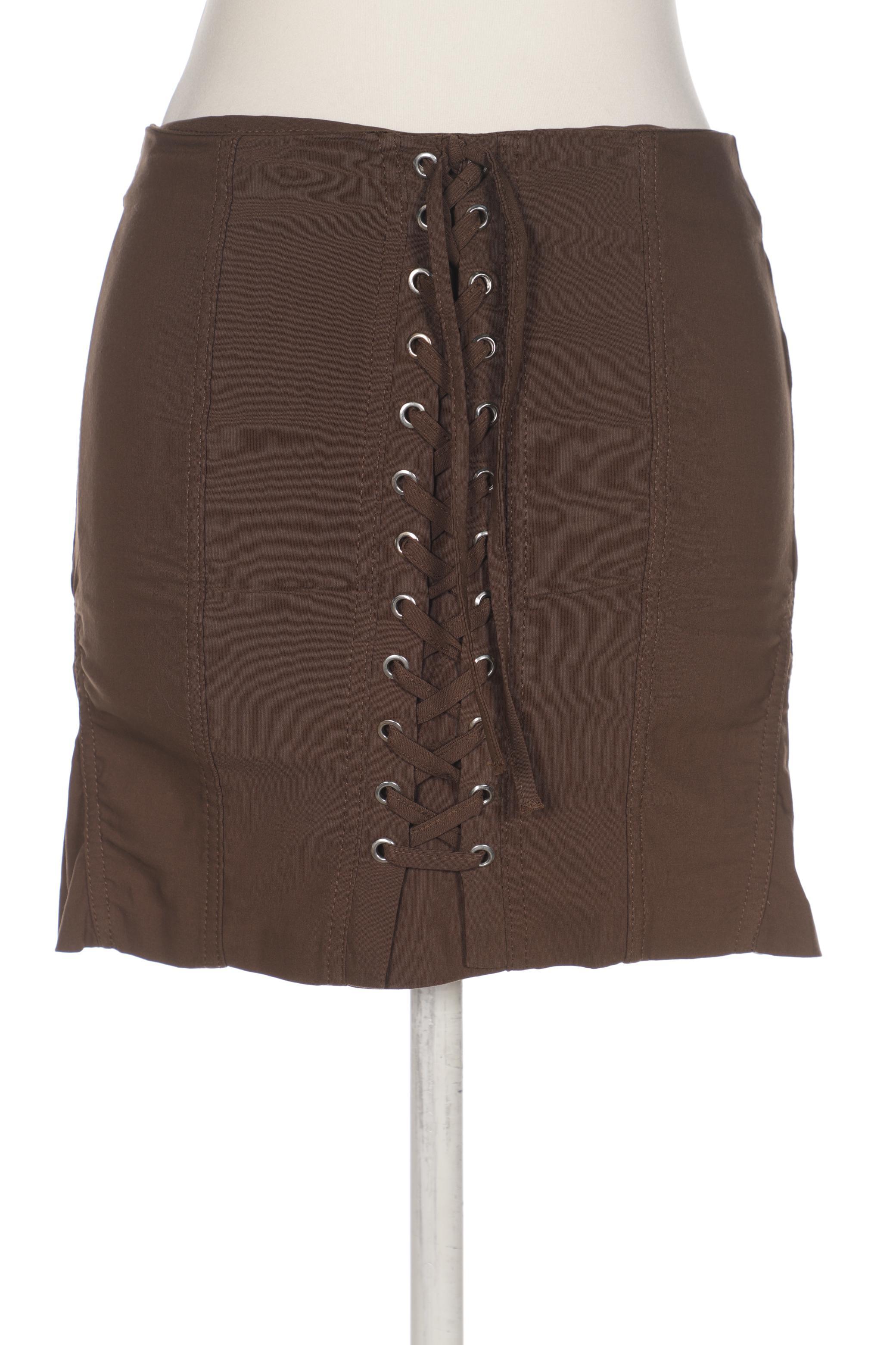 

bershka Damen Rock, braun, Gr. 36