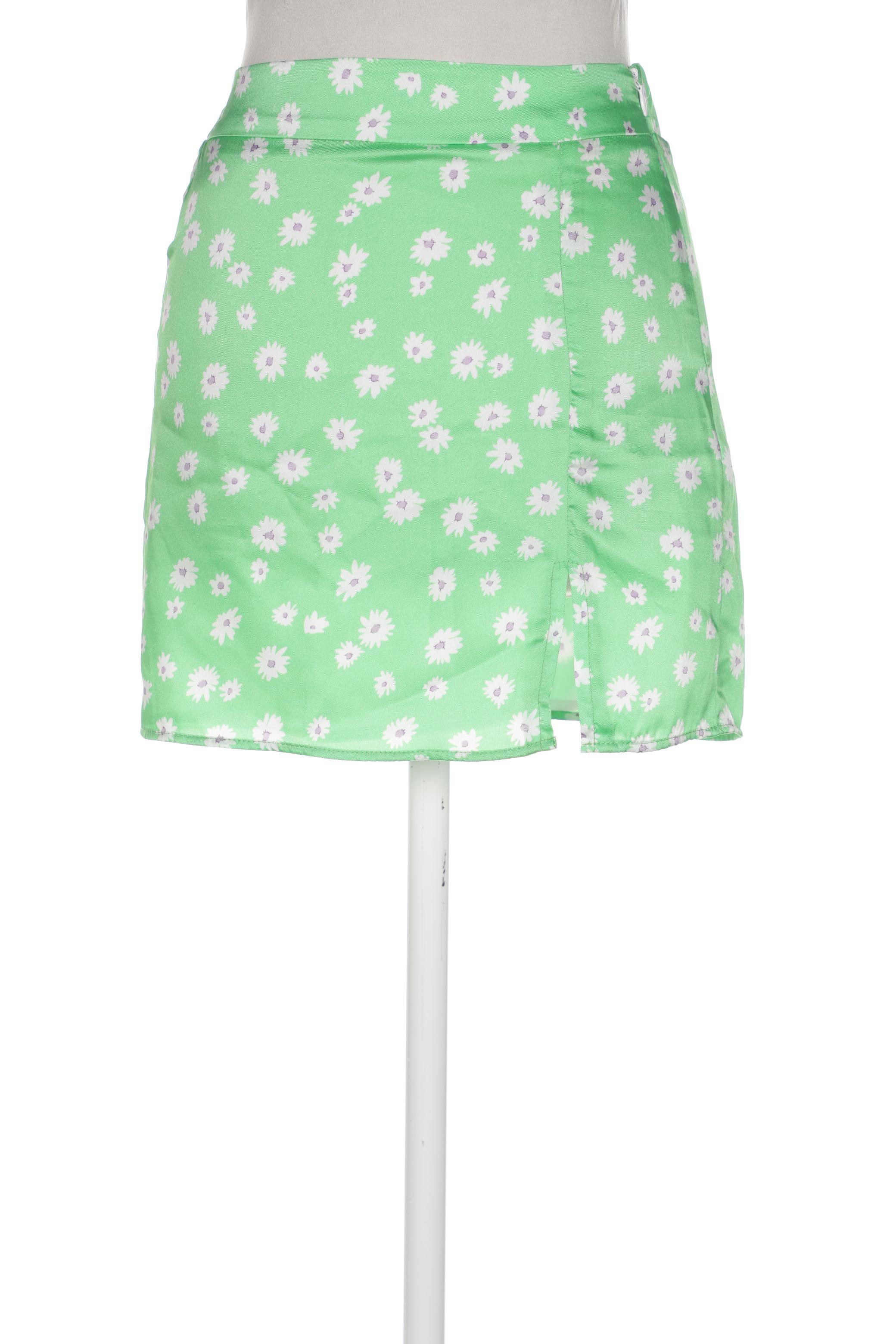 

bershka Damen Rock, grün, Gr. 34