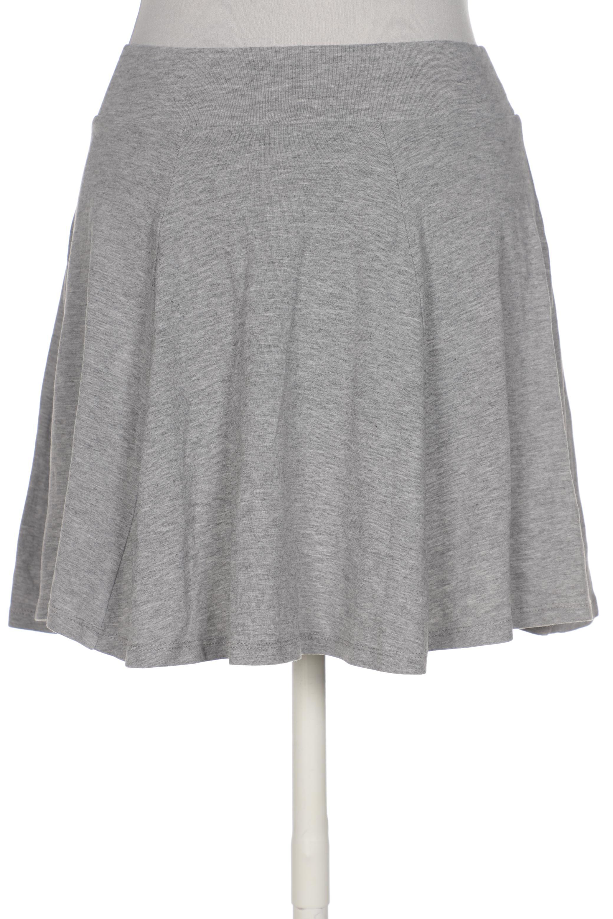 

bershka Damen Rock, grau, Gr. 36