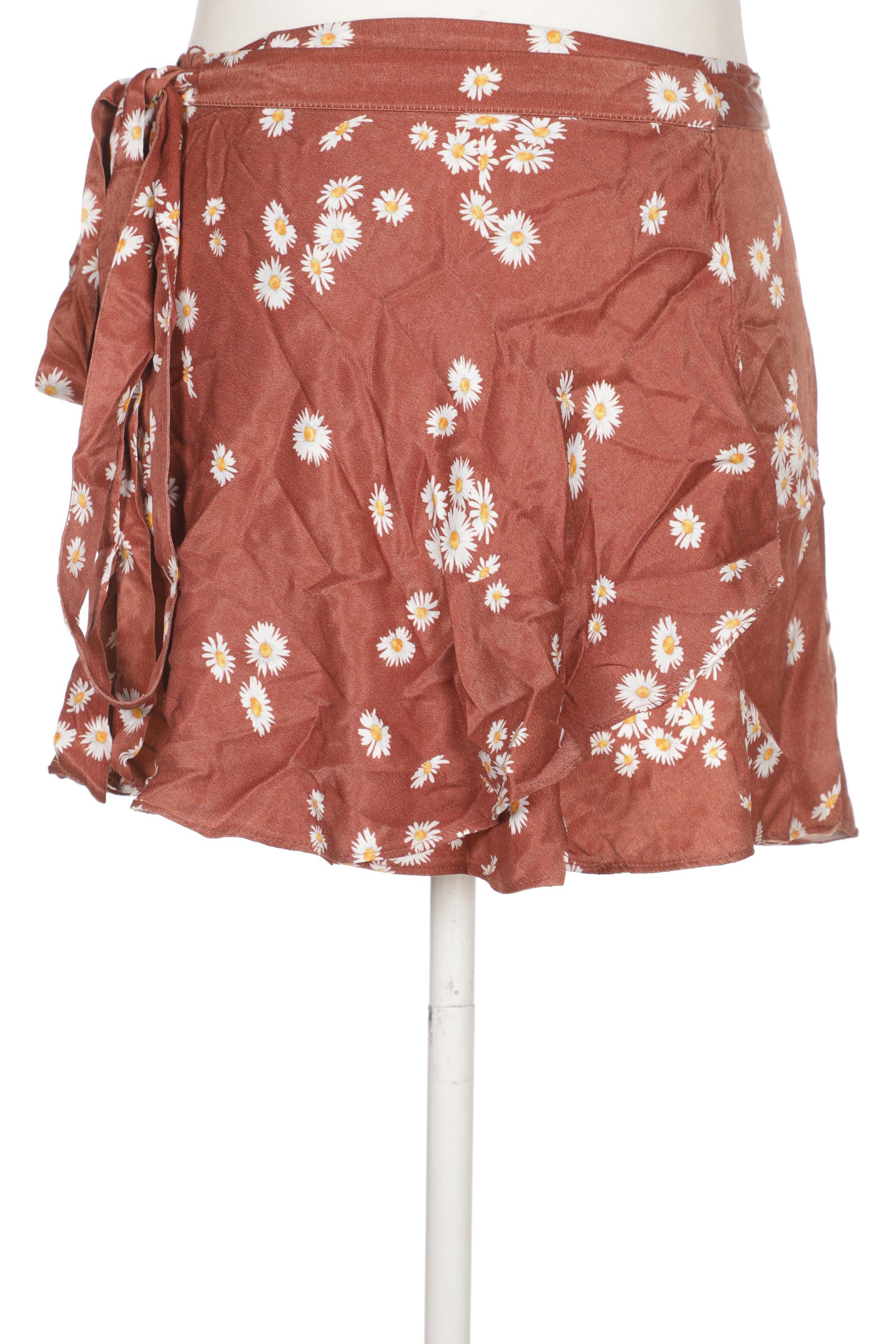 

bershka Damen Rock, braun, Gr. 42